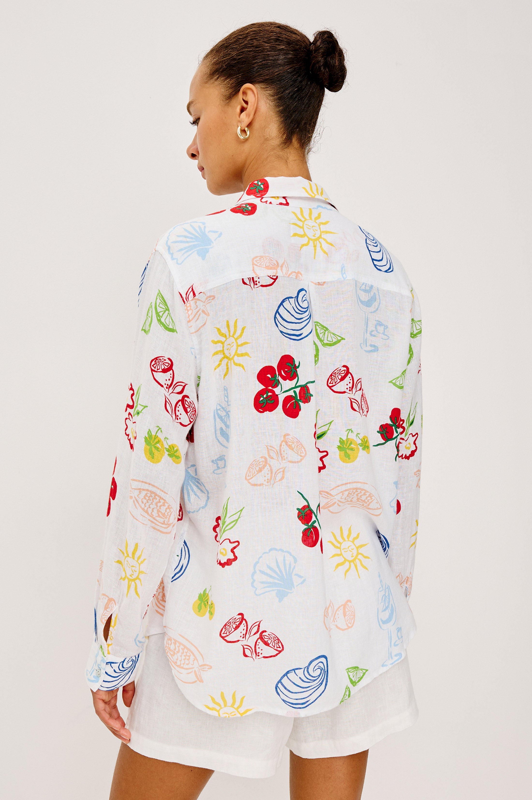 Rails X Giadzy Charli Shirt - White Antipasti