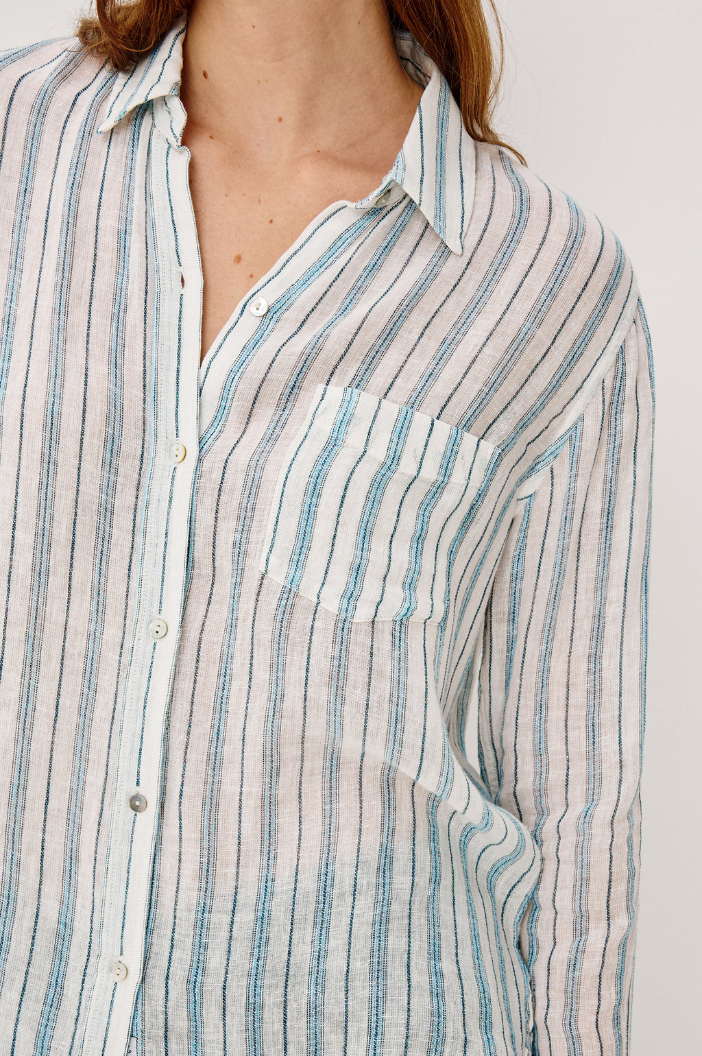 Charli Shirt - Windward Stripe
