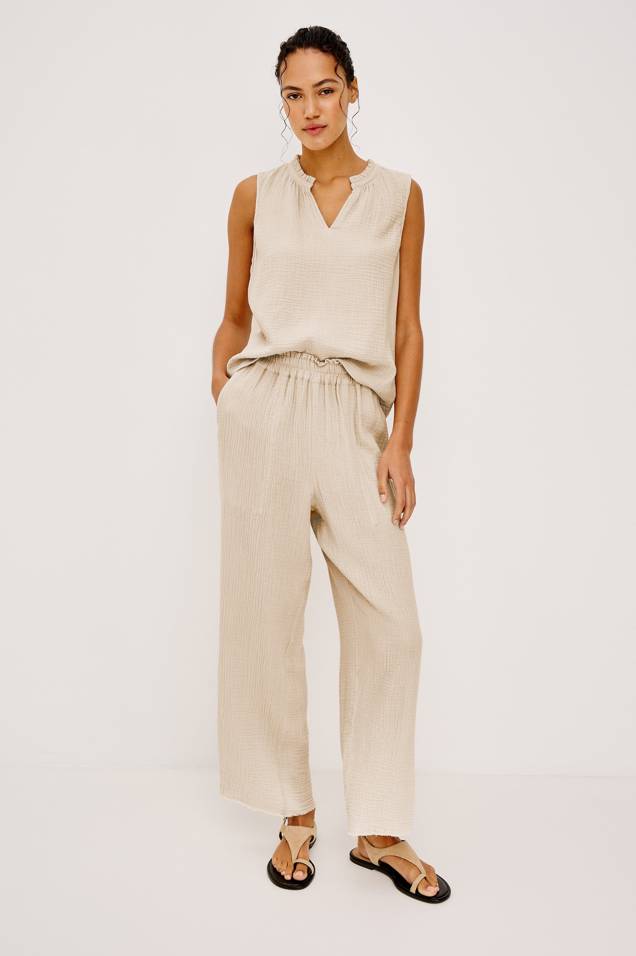 Christy Top - Flax