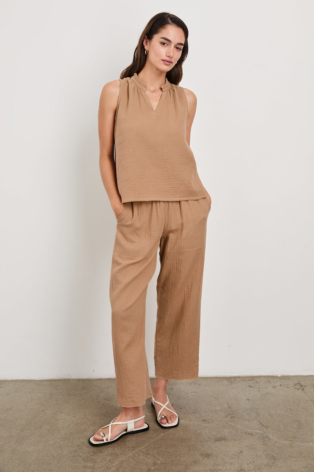 Christy Top - Taupe