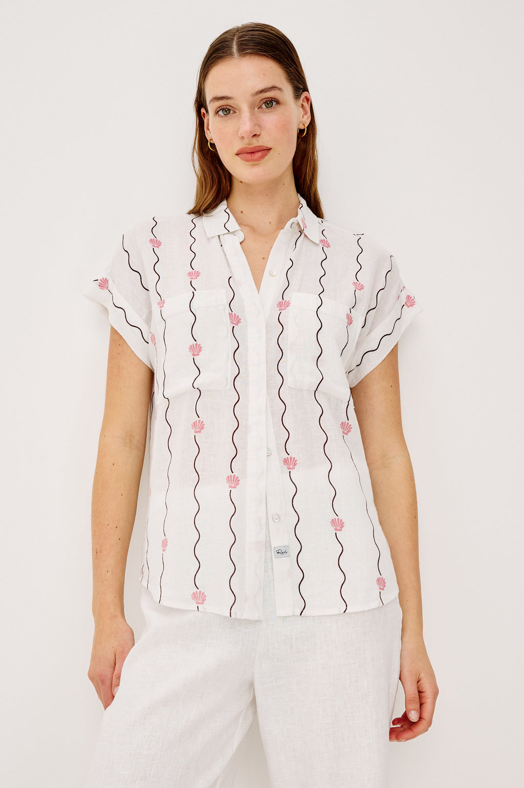 Cito Shirt - Striped Seashells