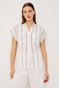 Cito Shirt - Striped Seashells