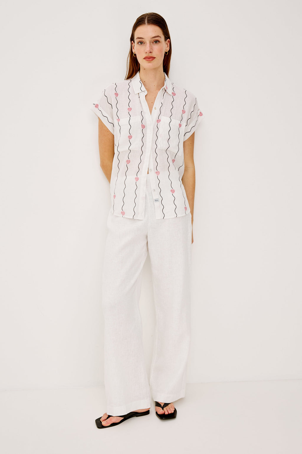 Cito Shirt - Striped Seashells