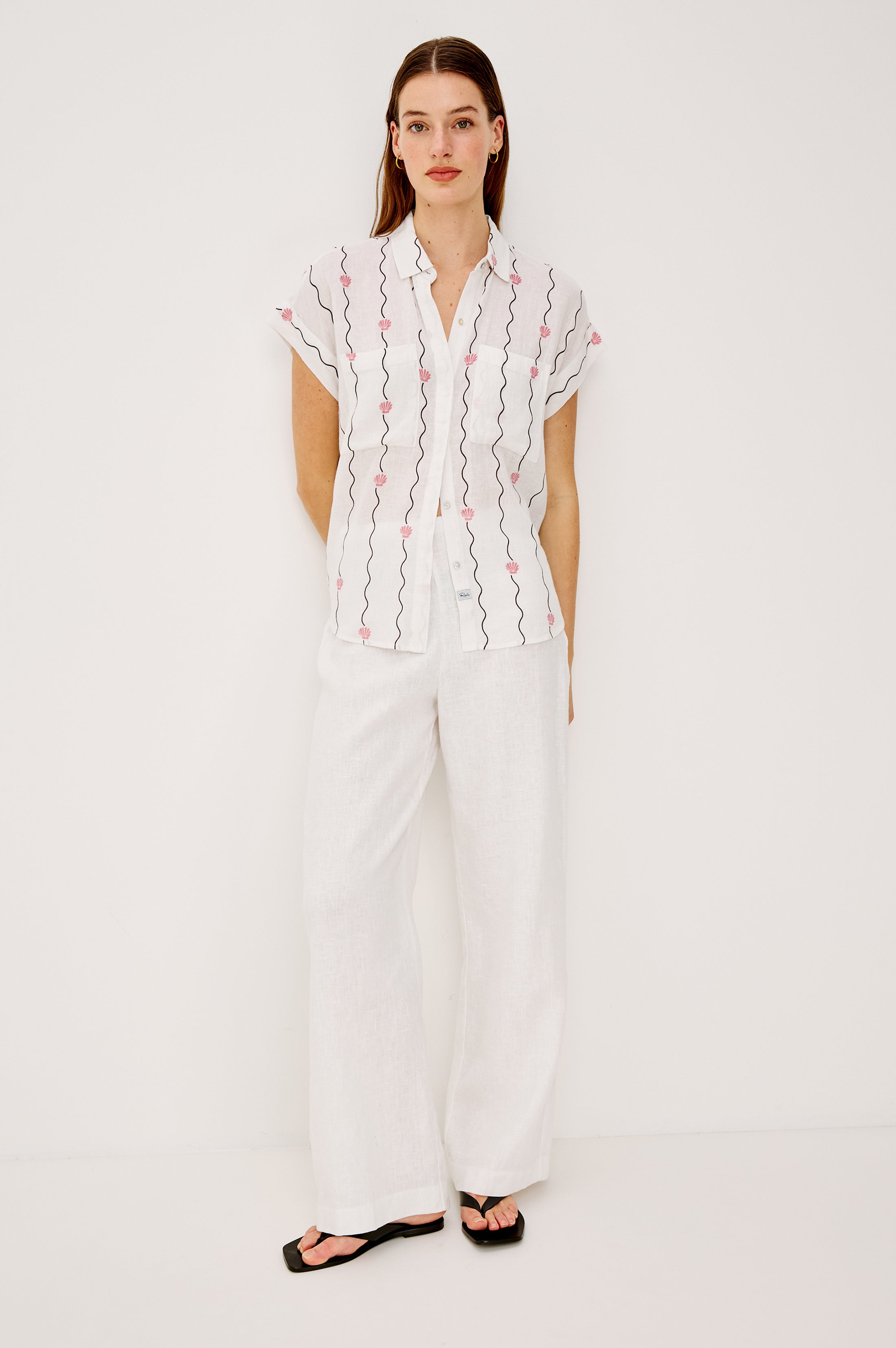 Cito Shirt - Striped Seashells