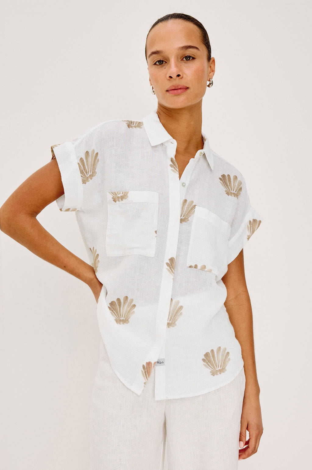 Cito Shirt - Taupe Seashells