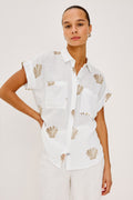 Cito Shirt - Taupe Seashells