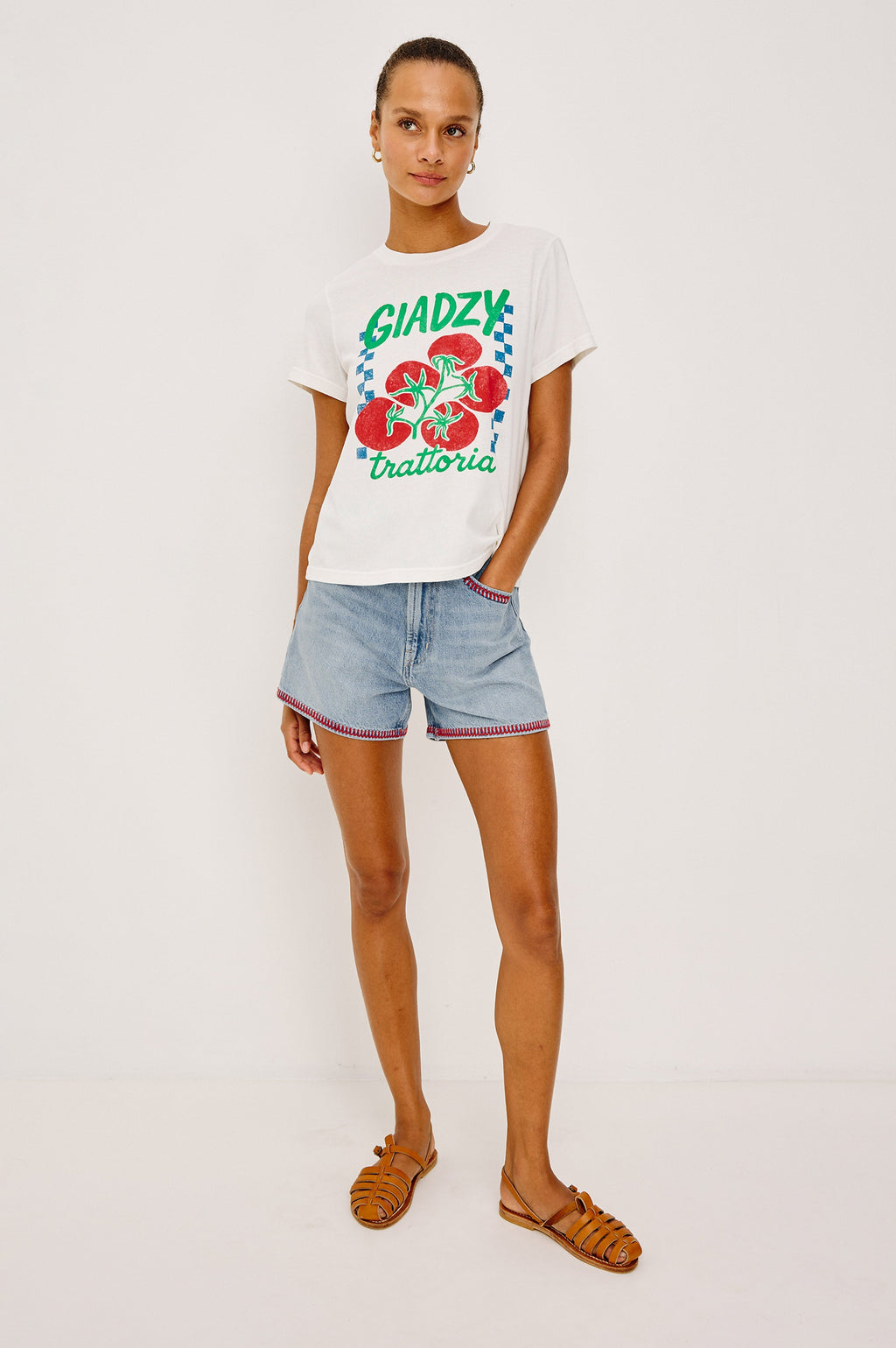 Rails X Giadzy The Classic Crew T-Shirt - Giadzy Trattoria