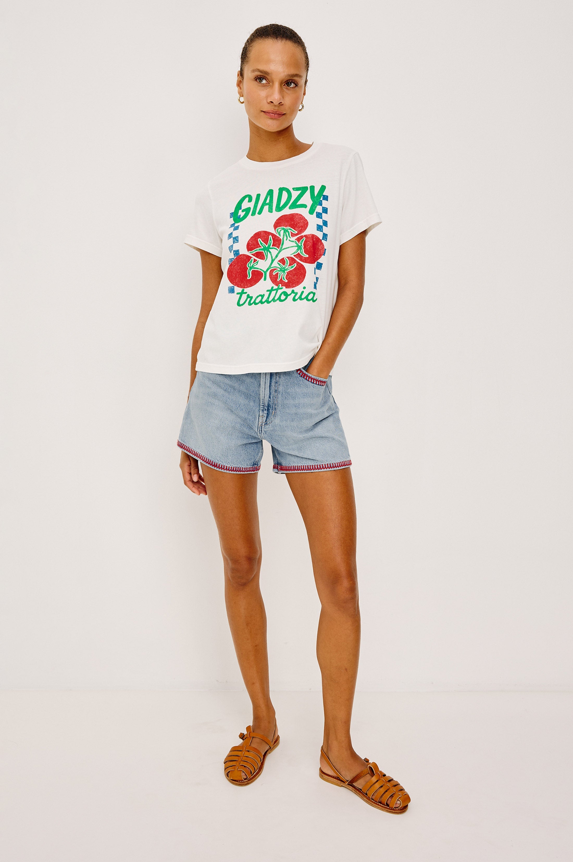 Rails X Giadzy The Classic Crew T-Shirt - Giadzy Trattoria