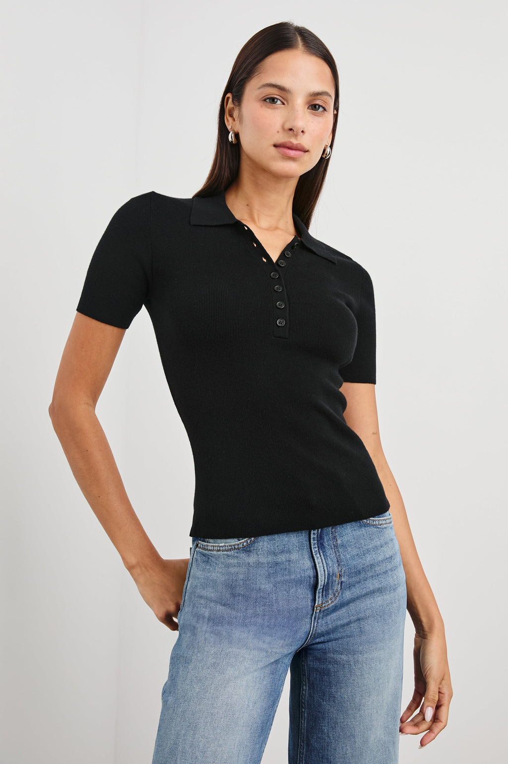 Court Polo Shirt - Black