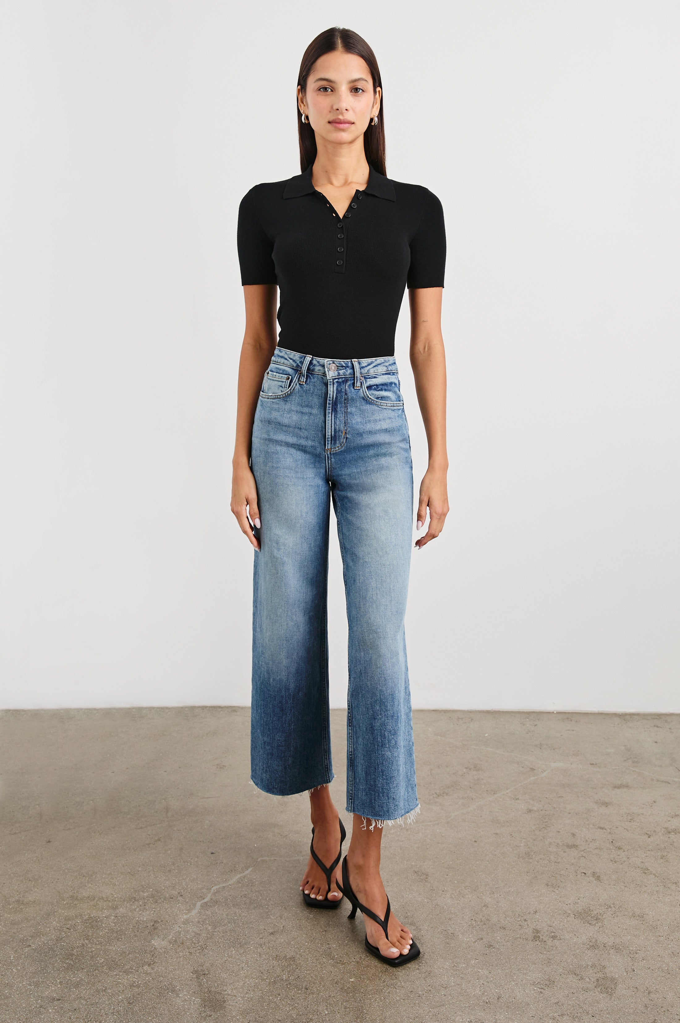 Court Polo Shirt - Black