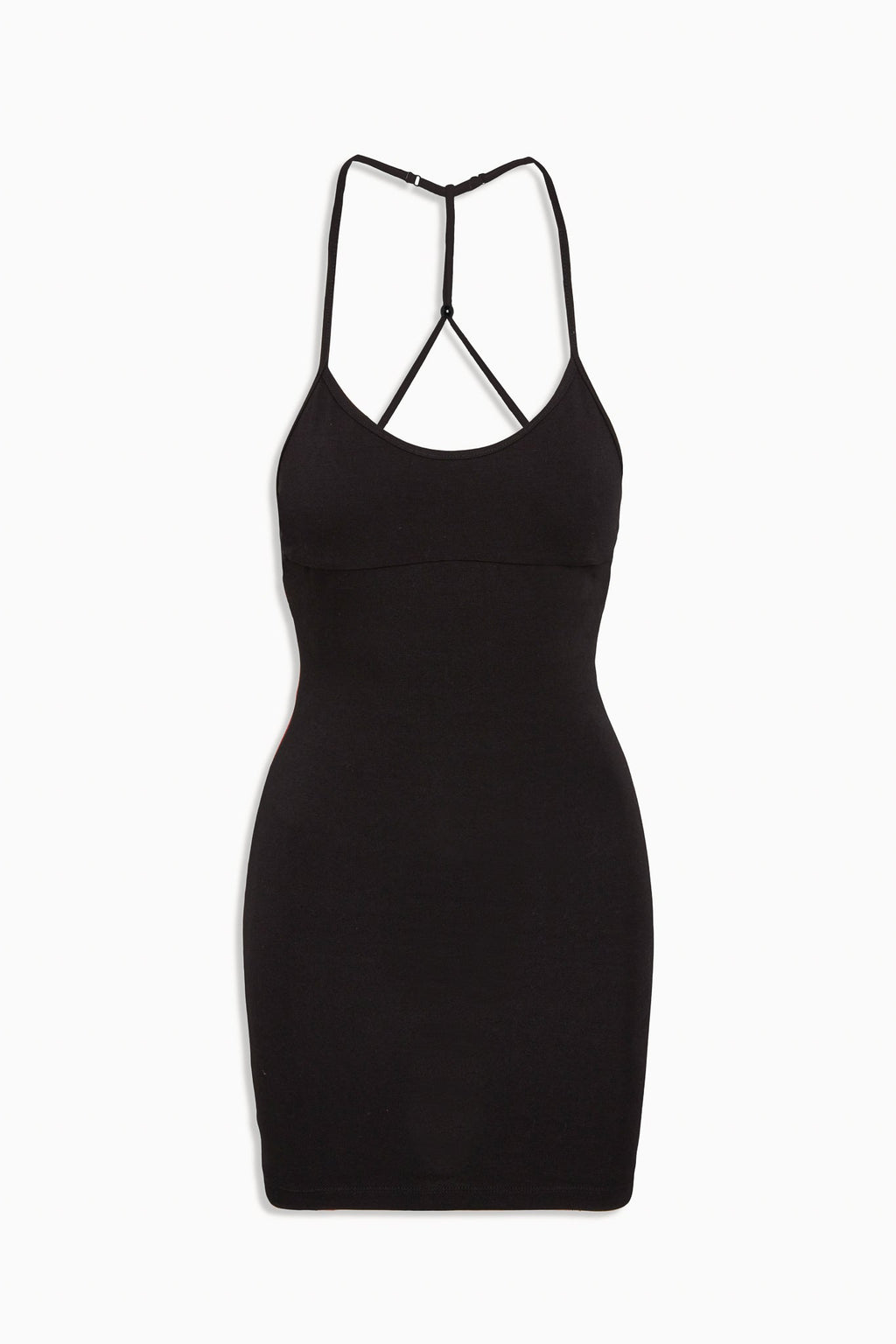 x JENNIE Carla Cotton Mini Dress - Black