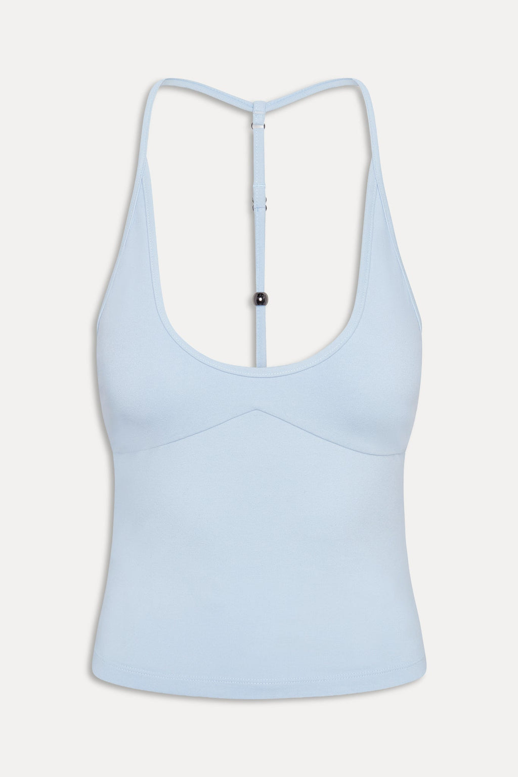 x JENNIE Chantal Cotton Halter Top - Powder Blue