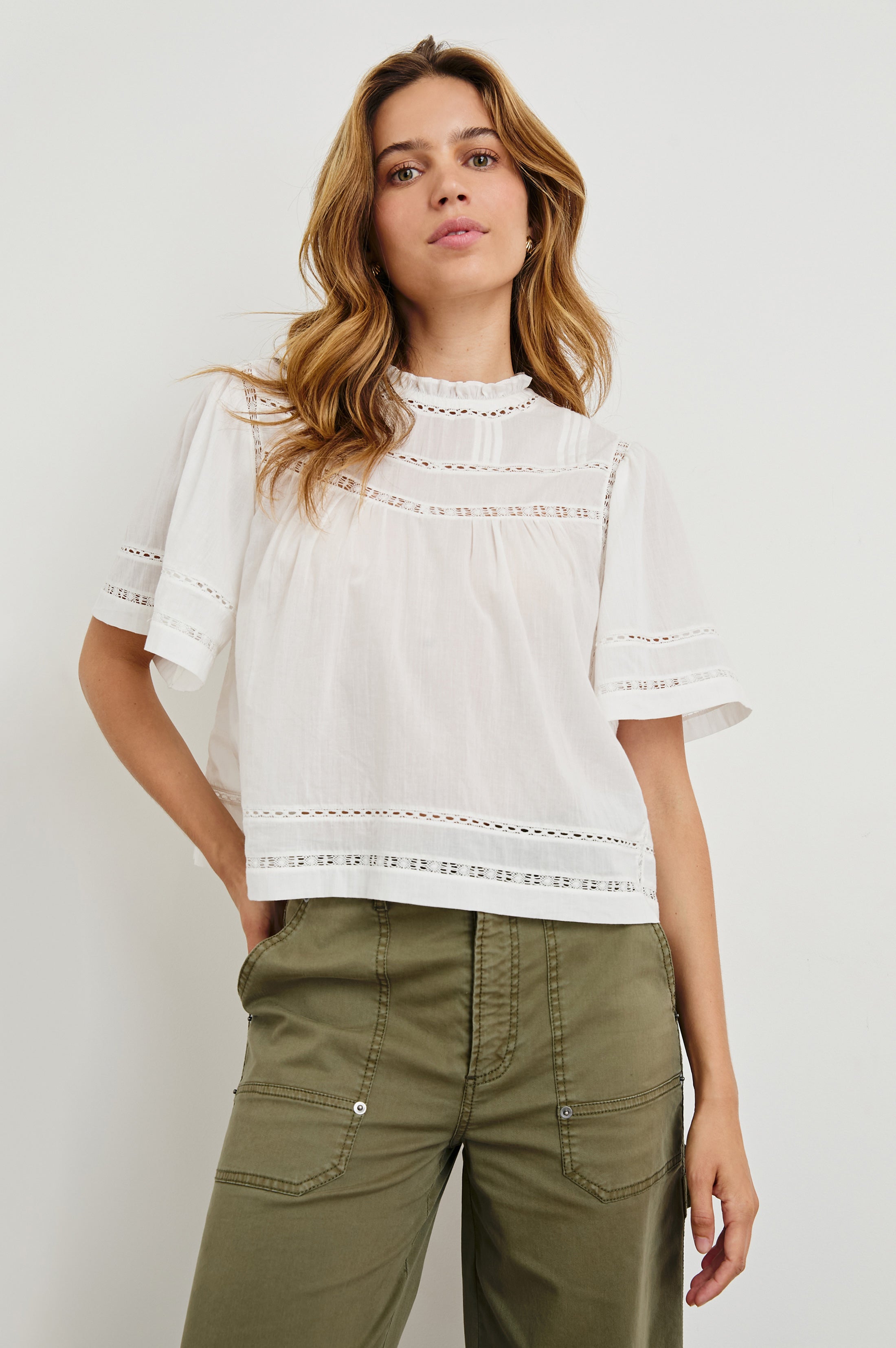 Daisy Top - White