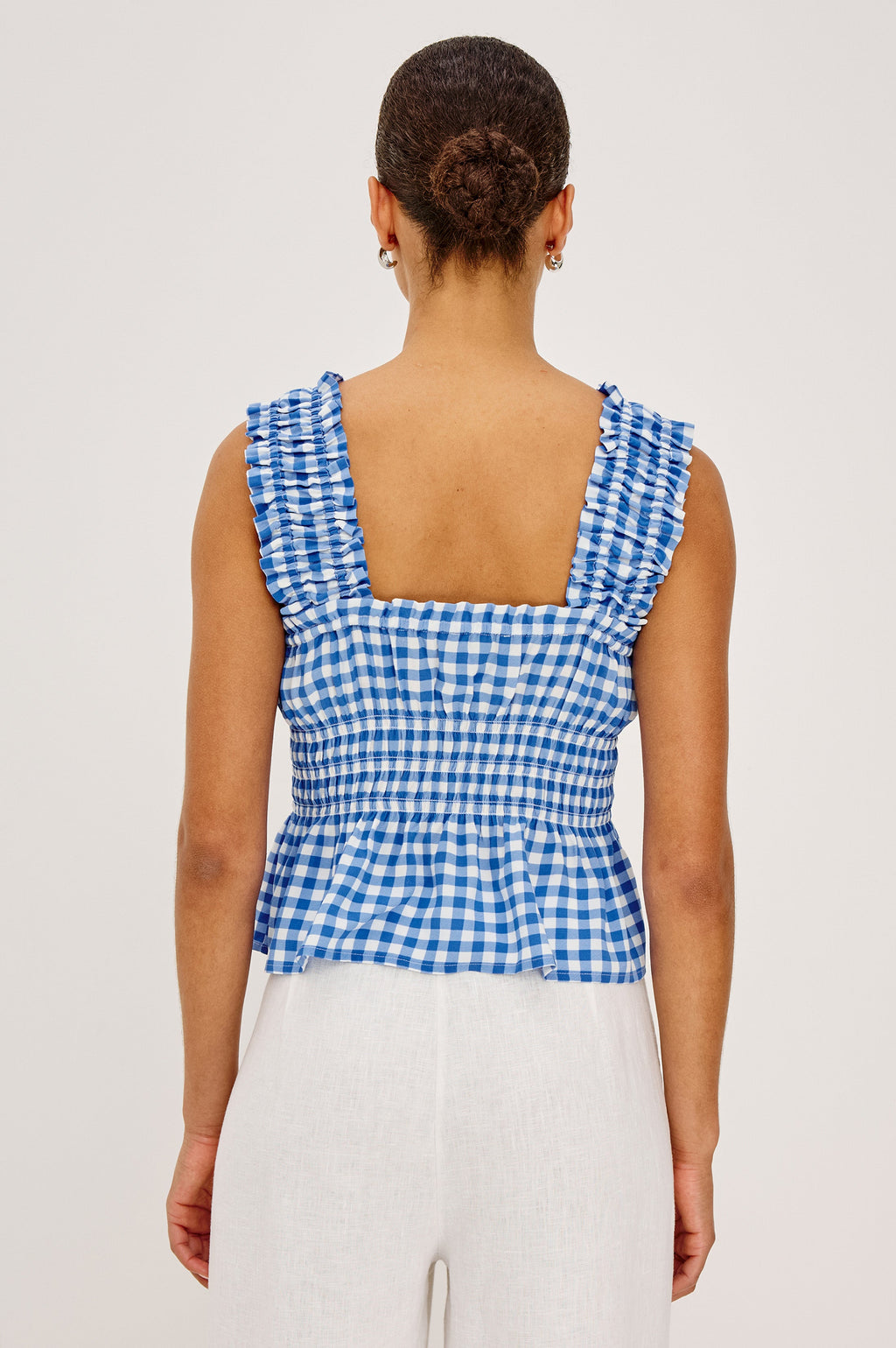 Rails X Giadzy Donna Top - Azure Gingham