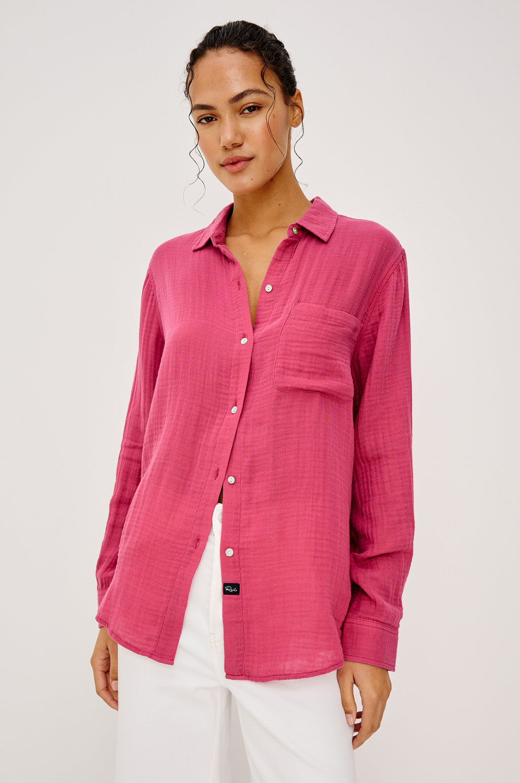 Ellis Shirt - Dark Rose