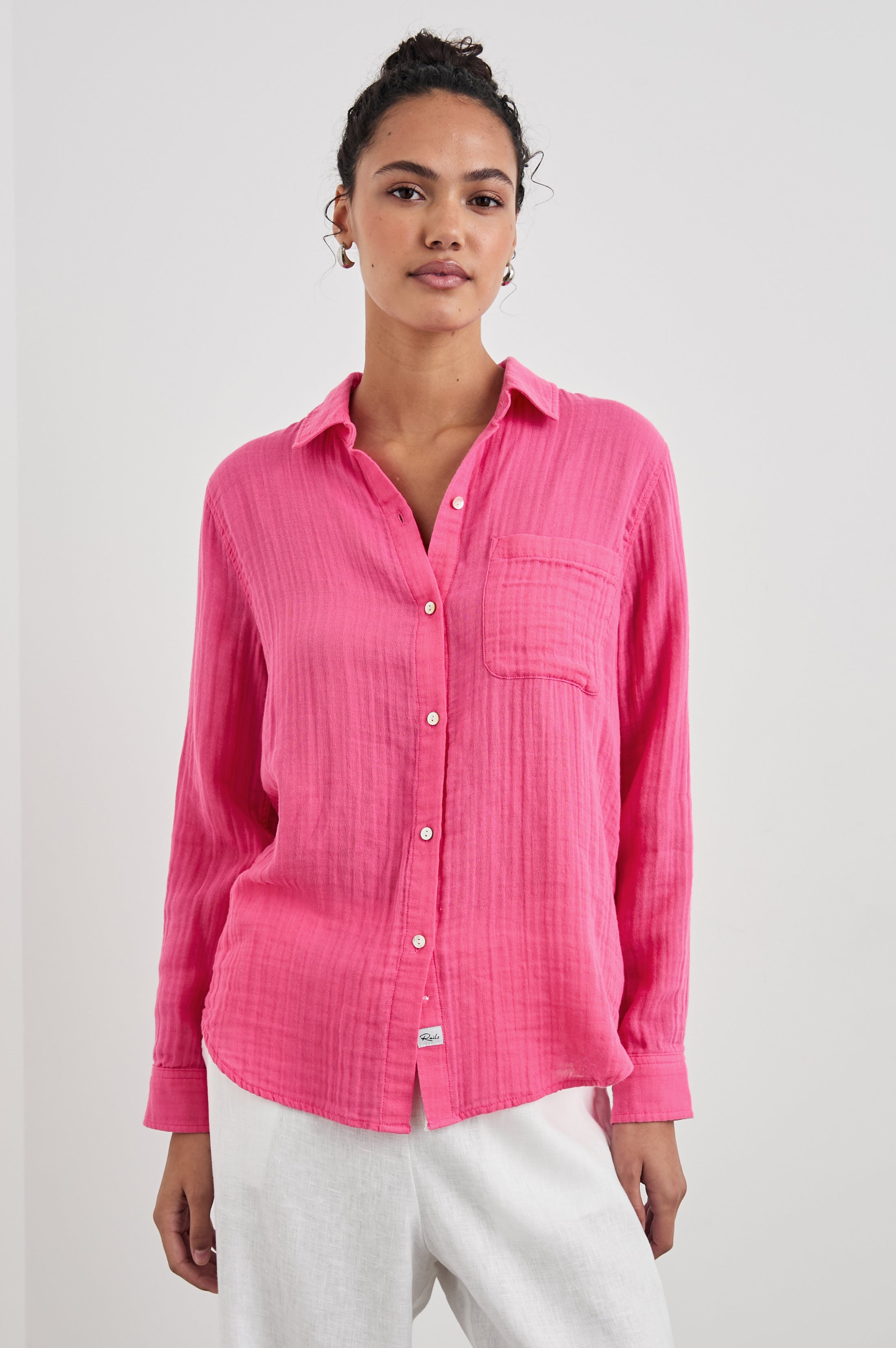 Ellis Shirt - Hibiscus