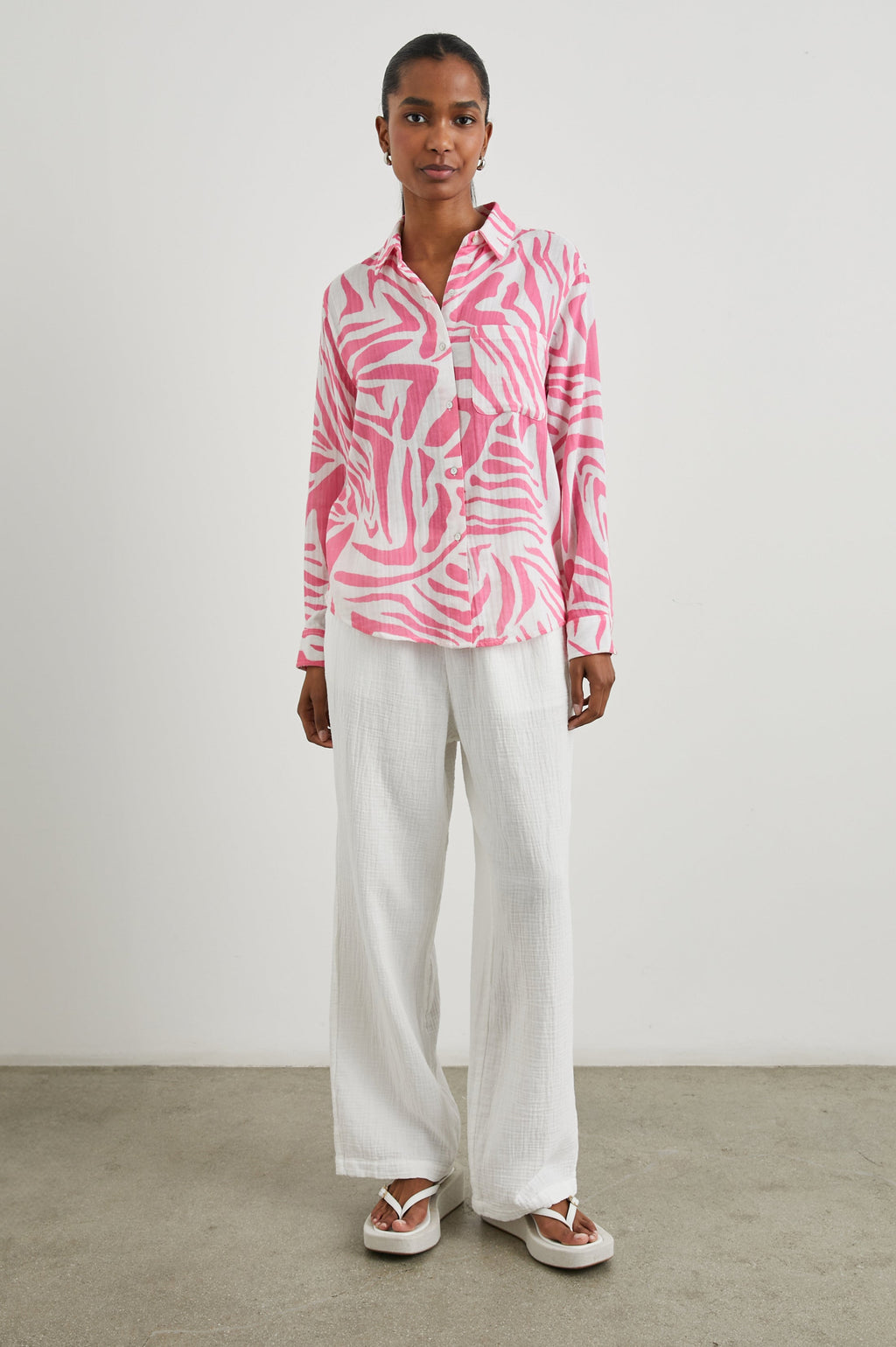 Ellis Shirt - Pink Tiger