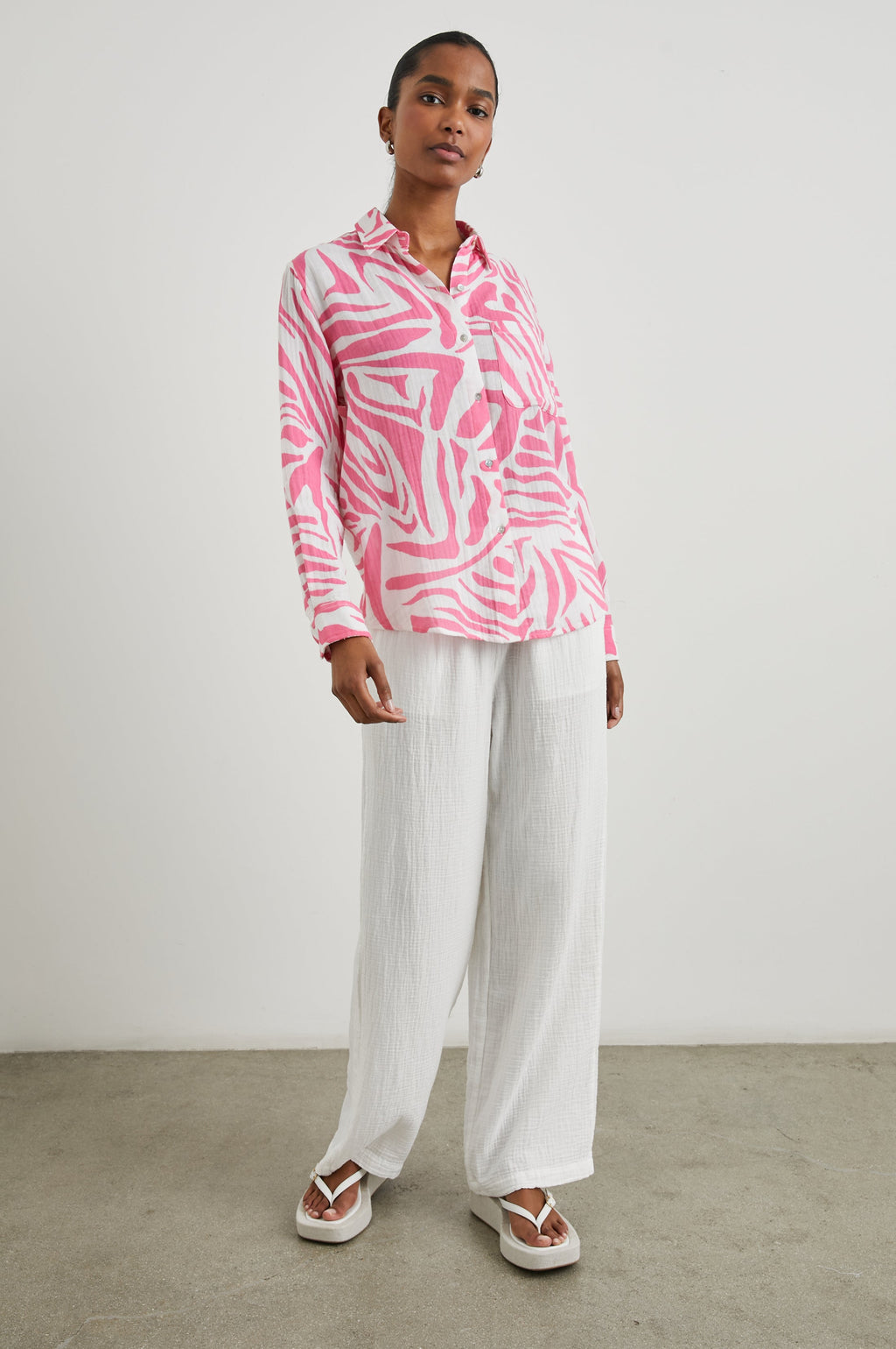 Ellis Shirt - Pink Tiger