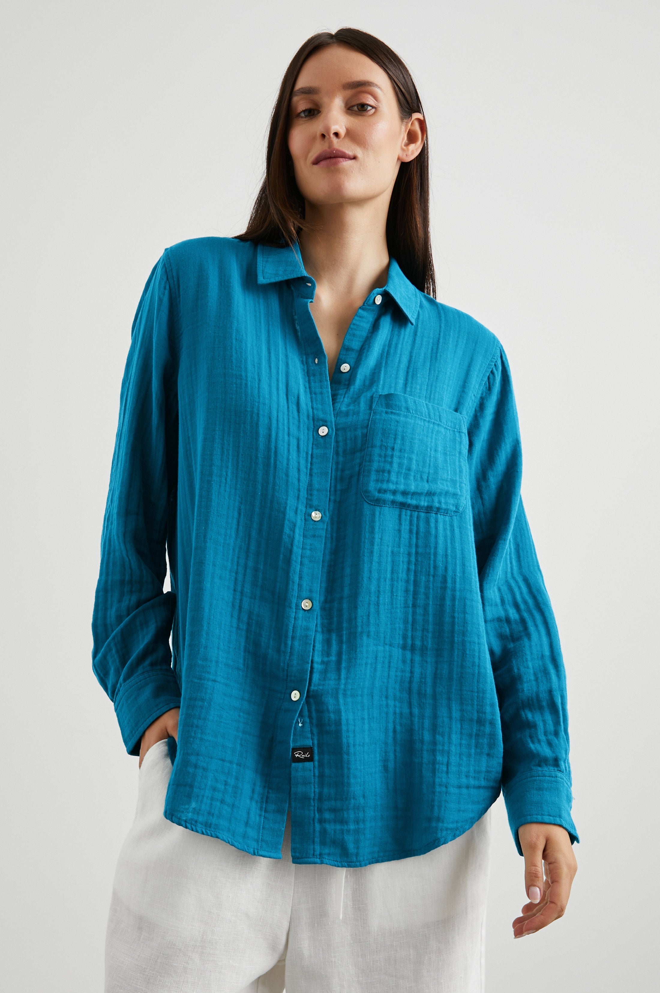 Ellis Shirt - Turkish Tile