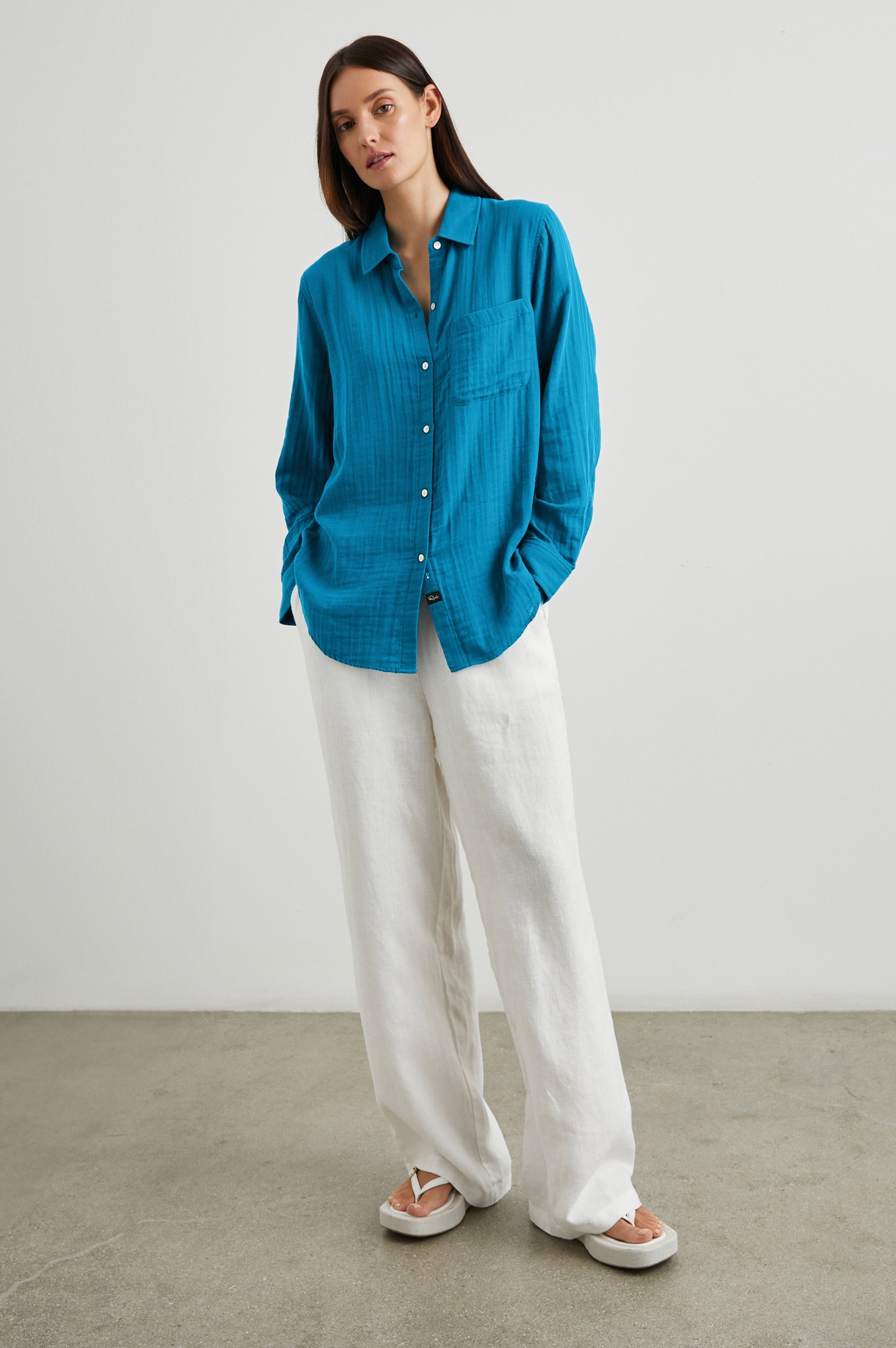 Ellis Shirt - Turkish Tile