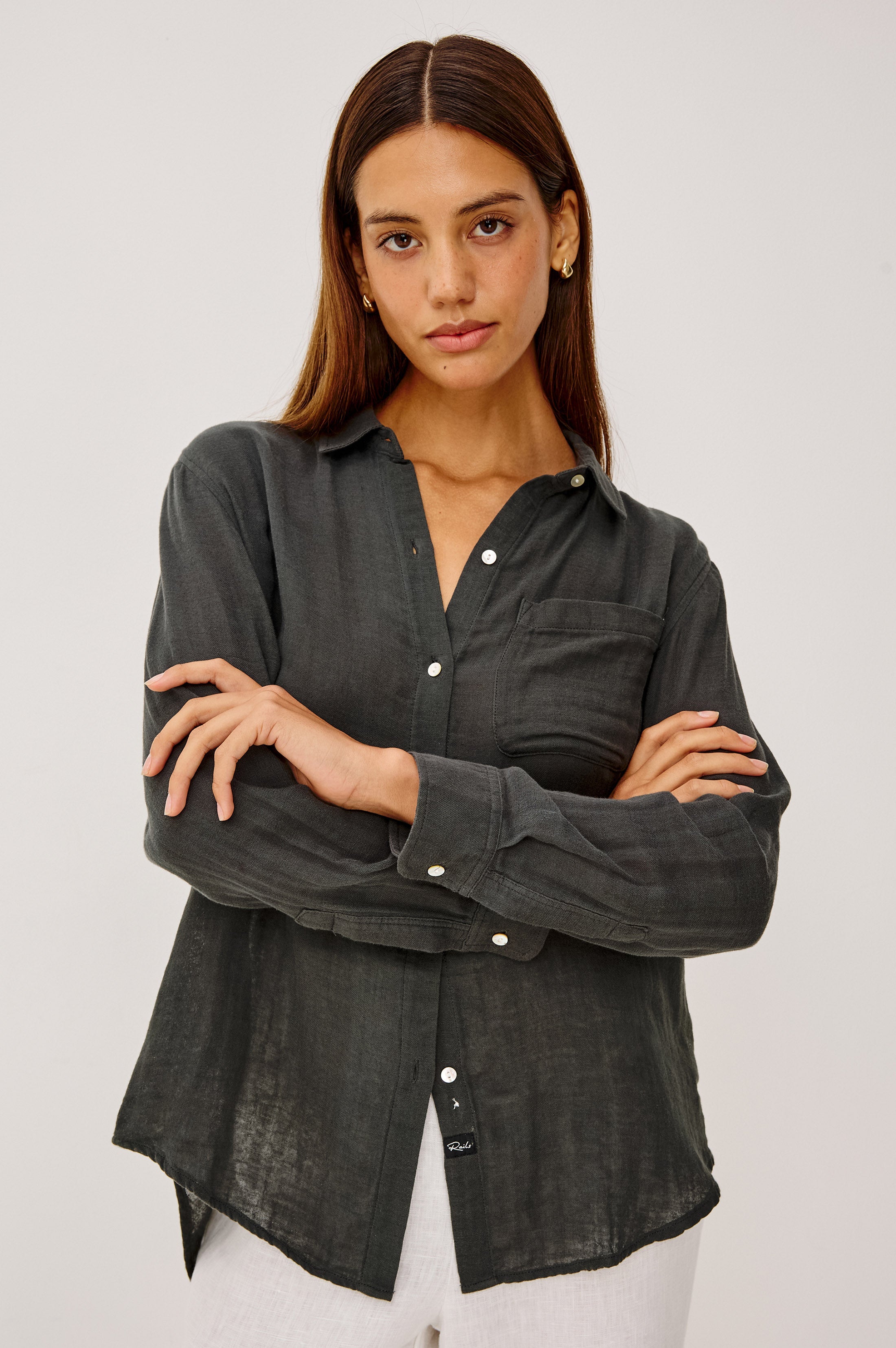 Ellis Shirt - Washed Black