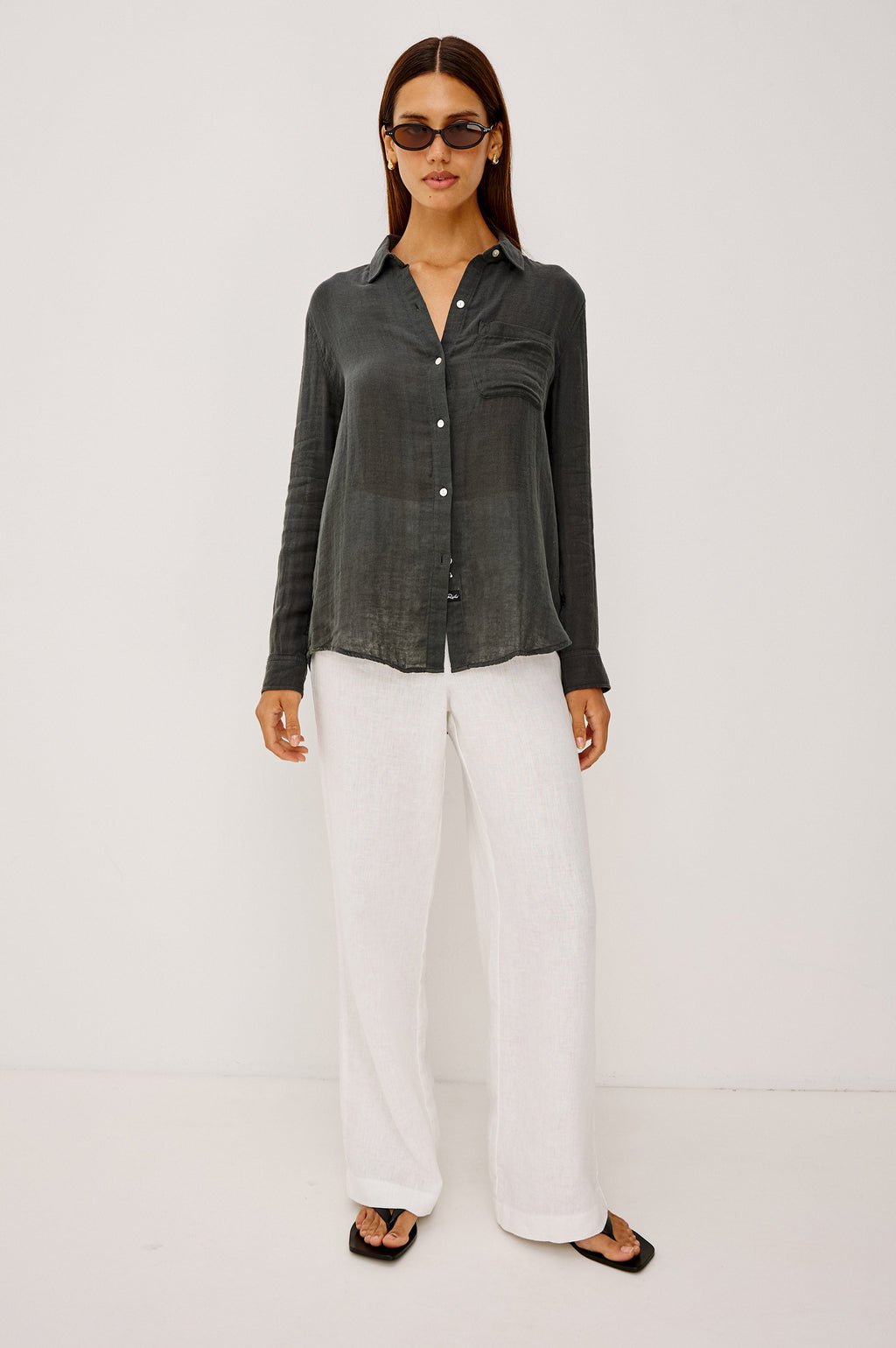 Ellis Shirt - Washed Black