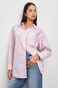 Elsa Shirt - Cherry Blossom Stripe