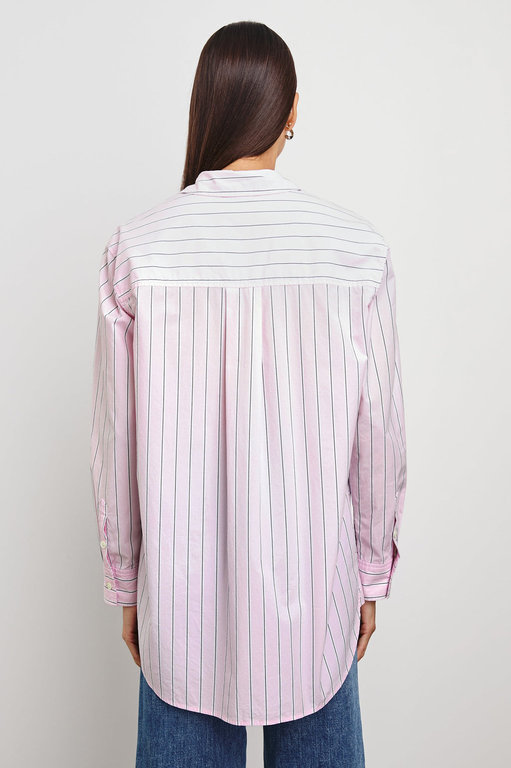 Elsa Shirt - Cherry Blossom Stripe