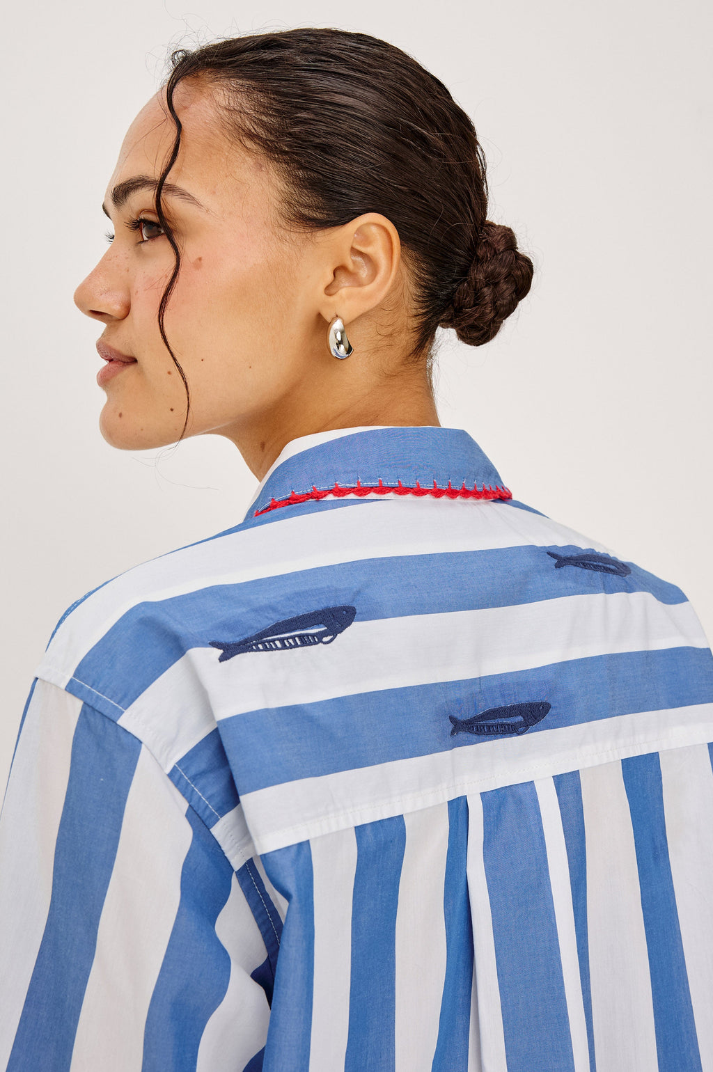 Rails X Giadzy Elsa Shirt - Dolce Vita Embroidery