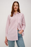Elsa Shirt - Rose Stripe