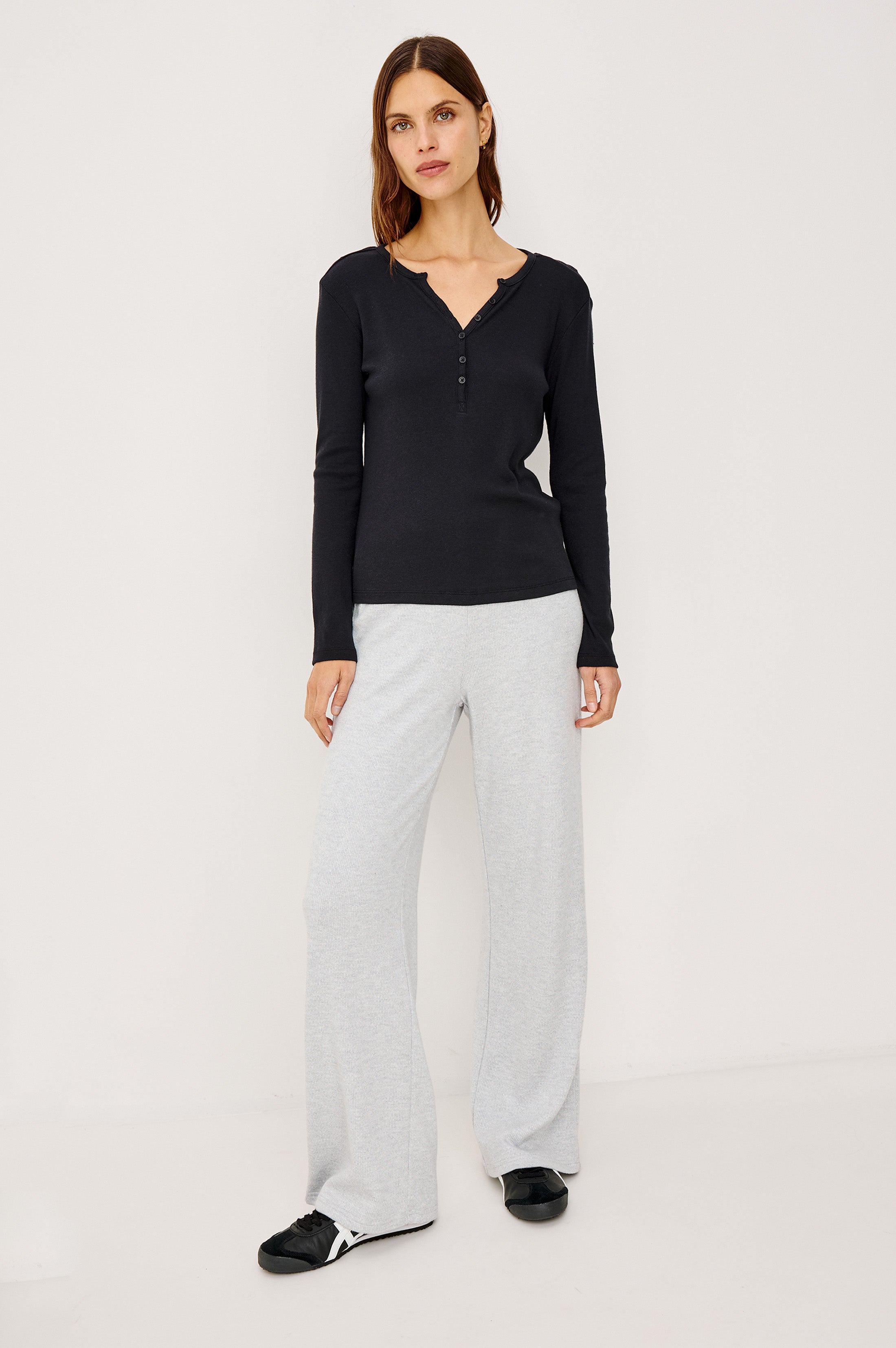 Lounge Henley - Black