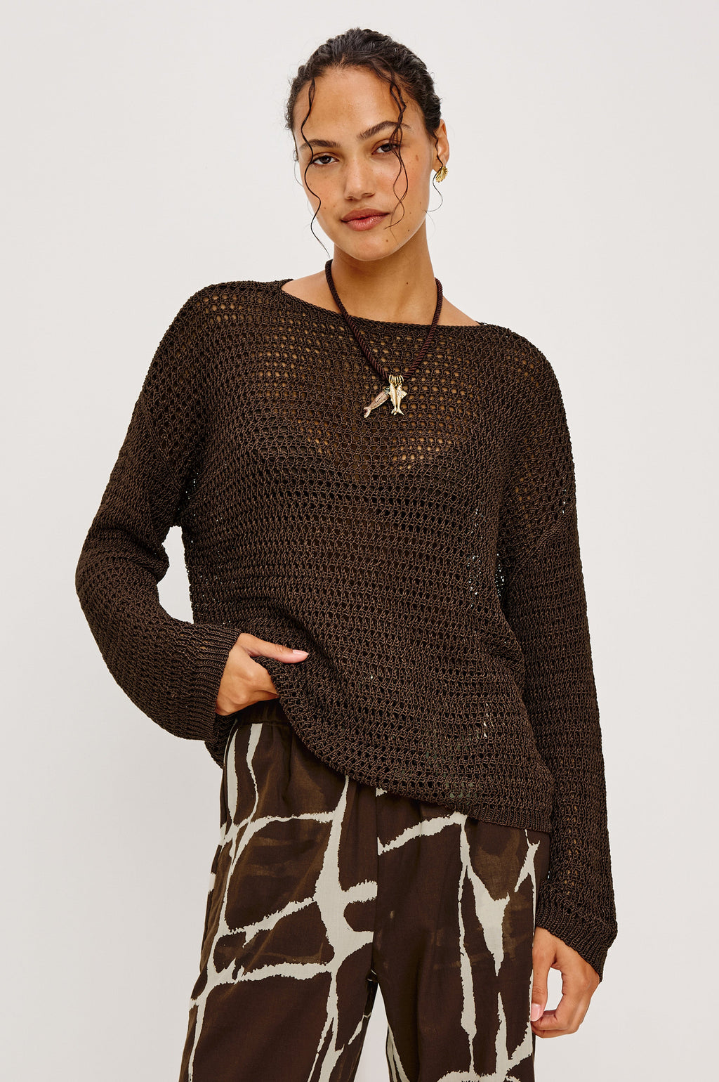 Evangeline Sweater - Espresso