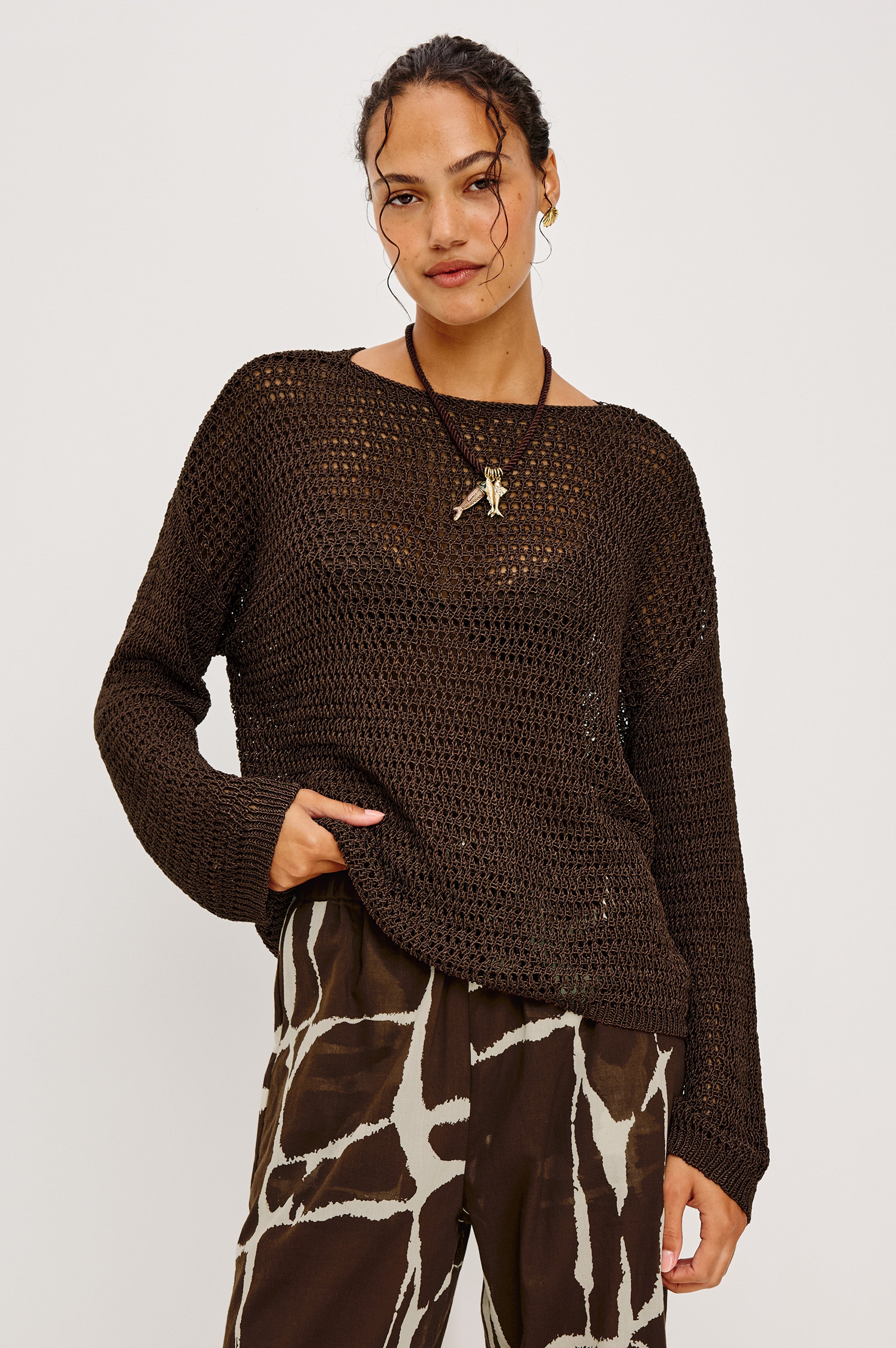 Evangeline Sweater - Espresso
