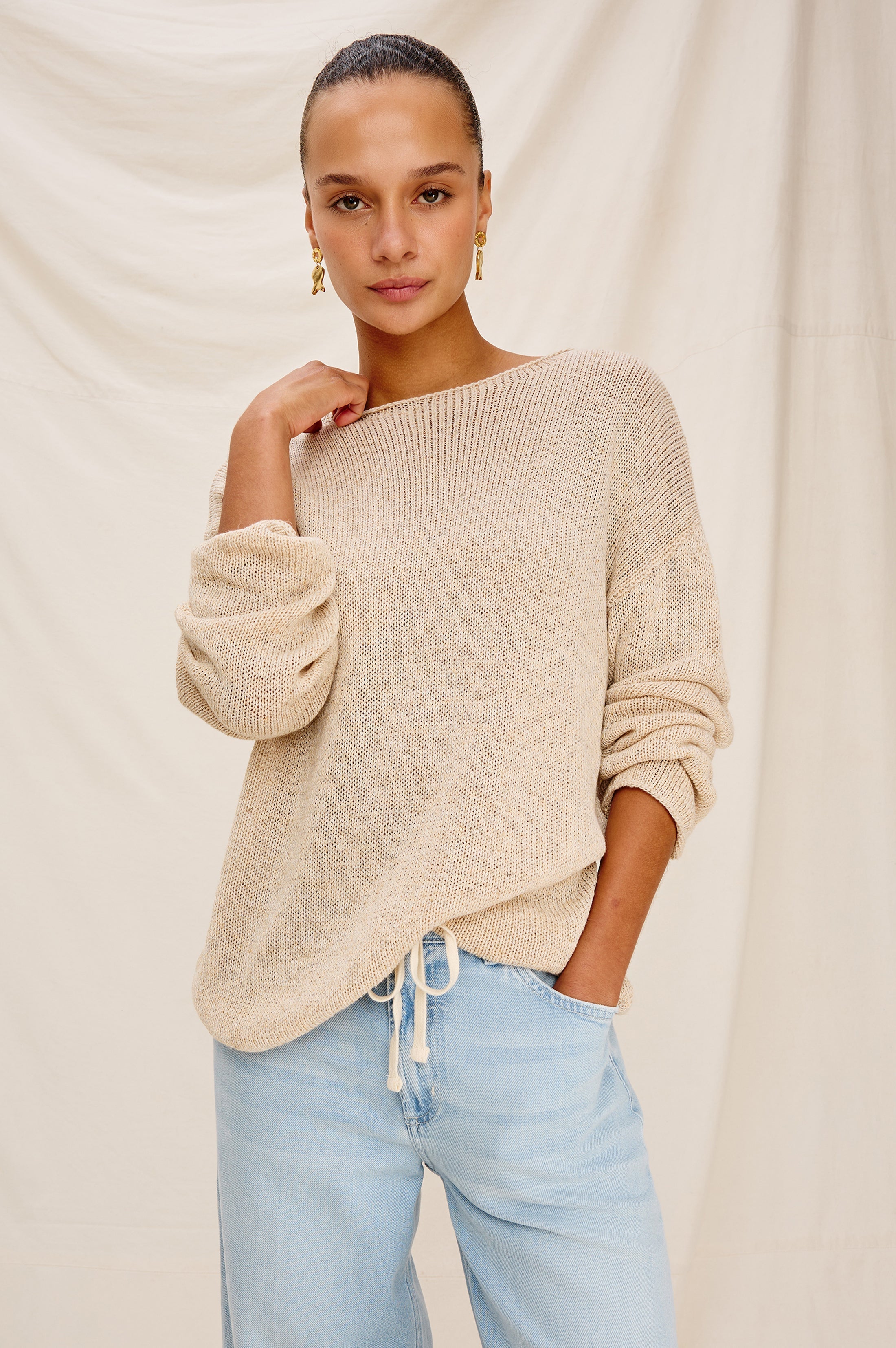 Evangeline Sweater - Natural