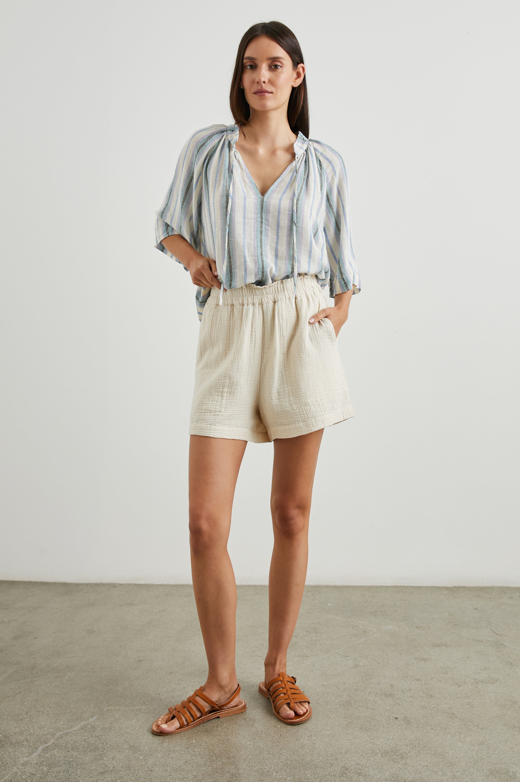 Eveline Top - Catania Stripe