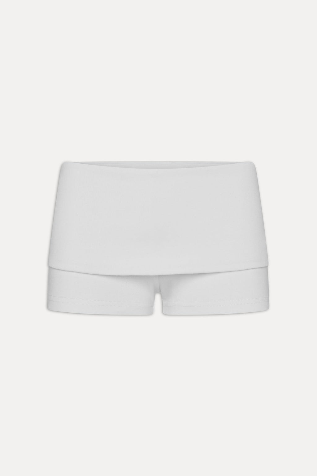 x JENNIE Eva Cotton Mini Shorts - Optic White