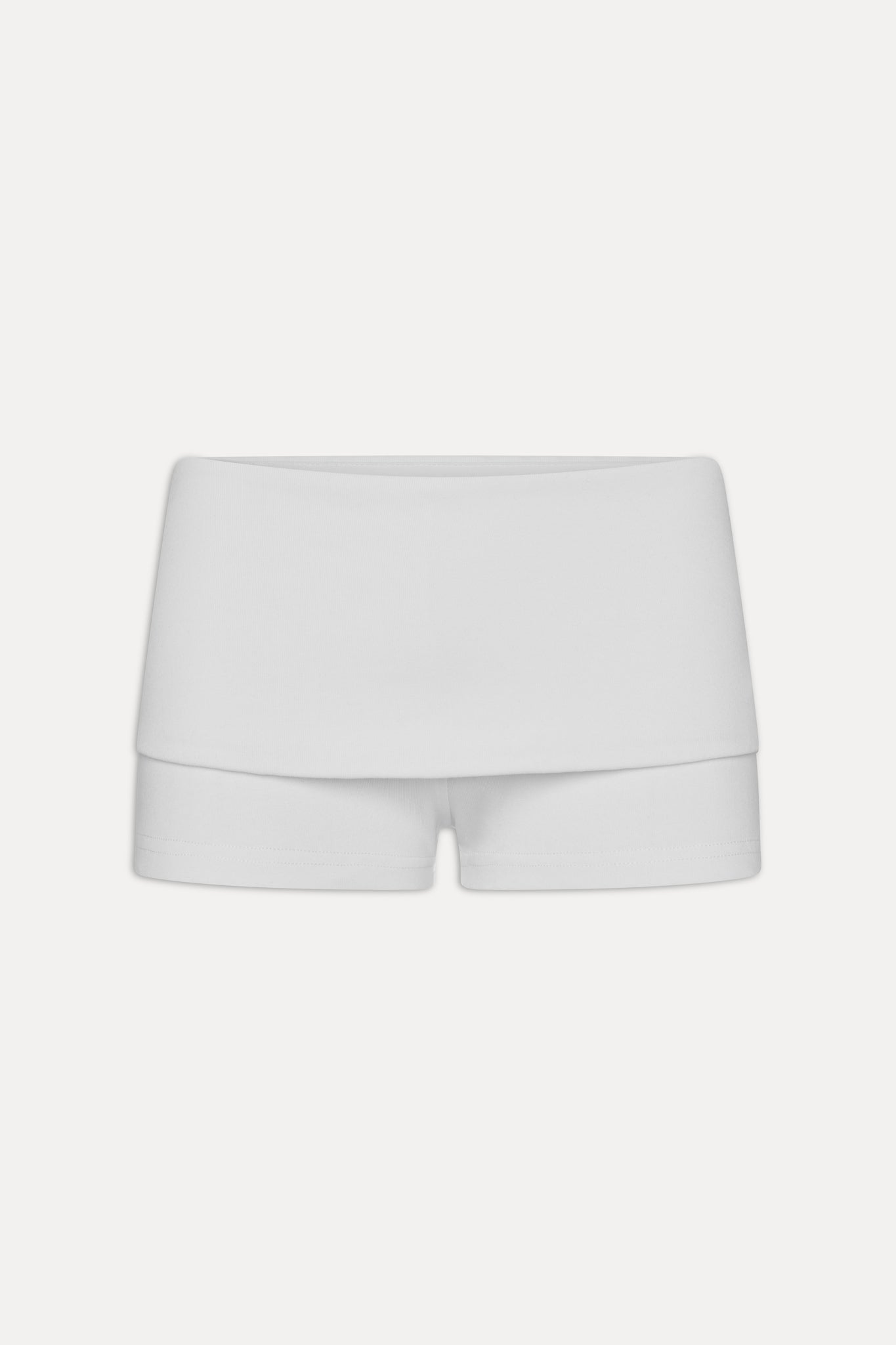 x JENNIE Eva Cotton Mini Shorts - Optic White
