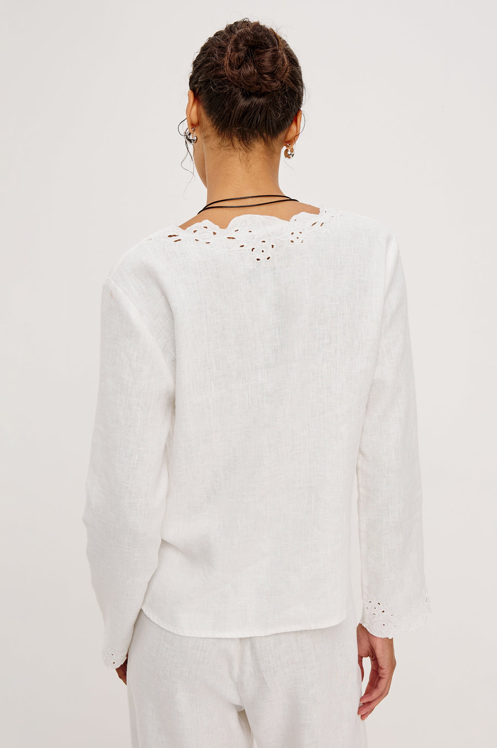 Fleur Top - White