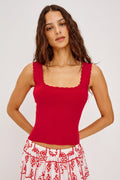 Flore Tank - Tomato