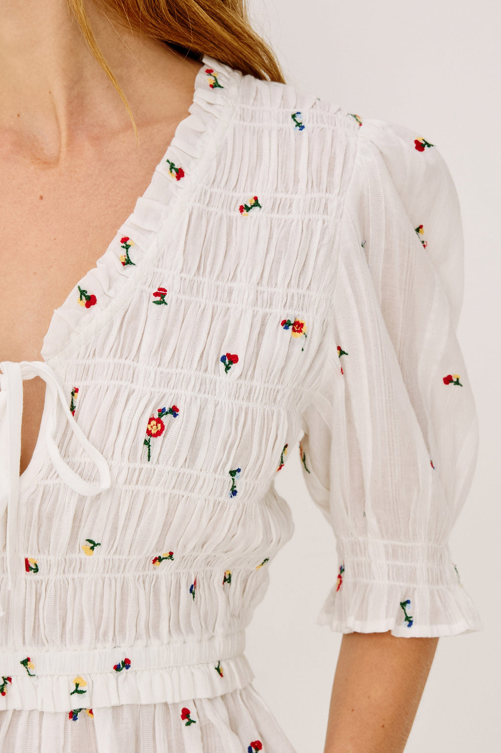 Fontaine Top - Wildflowers Embroidery