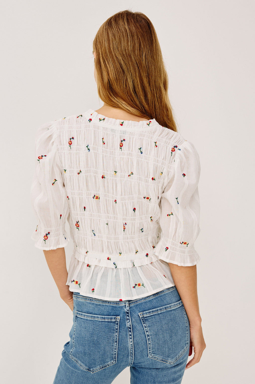 Fontaine Top - Wildflowers Embroidery
