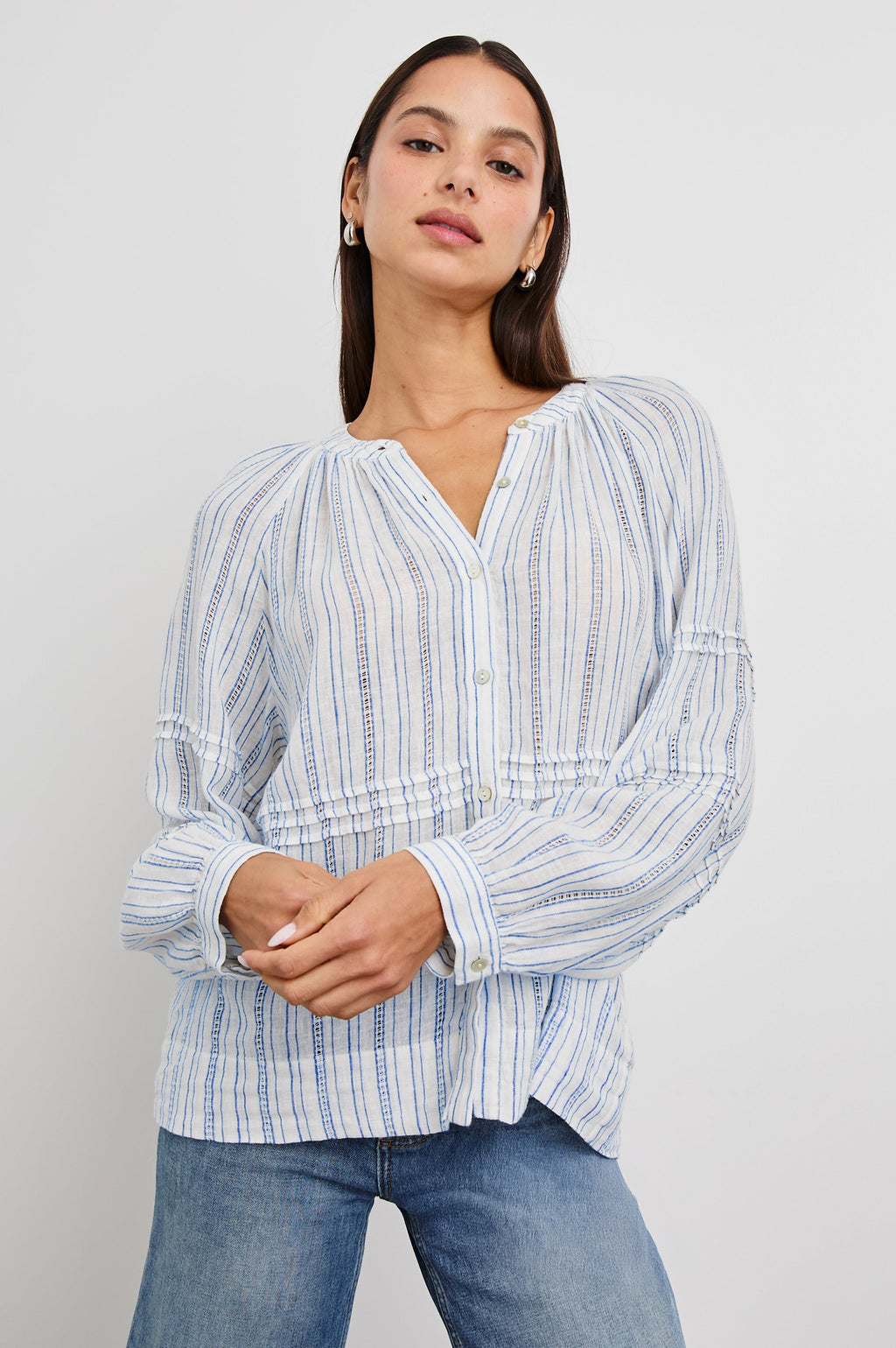 Frances Top - Sonoma Stripe