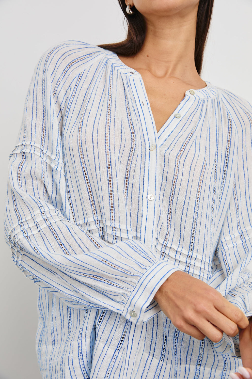 Frances Top - Sonoma Stripe