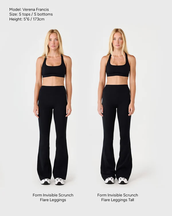 Form Invisible Scrunch Flare Fold Over Leggings
