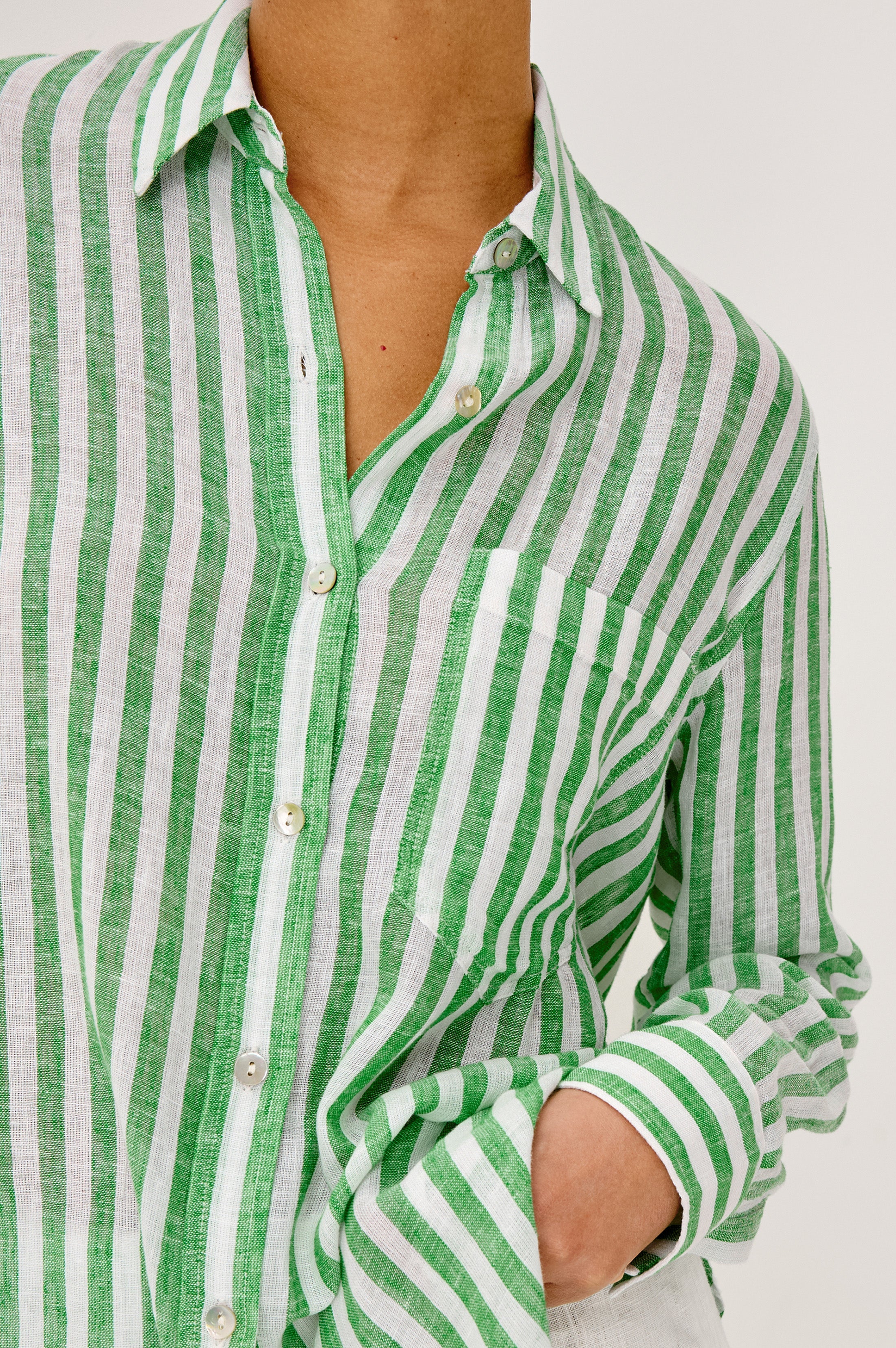 Rails X Giadzy Giada Shirt - Trevi Stripe