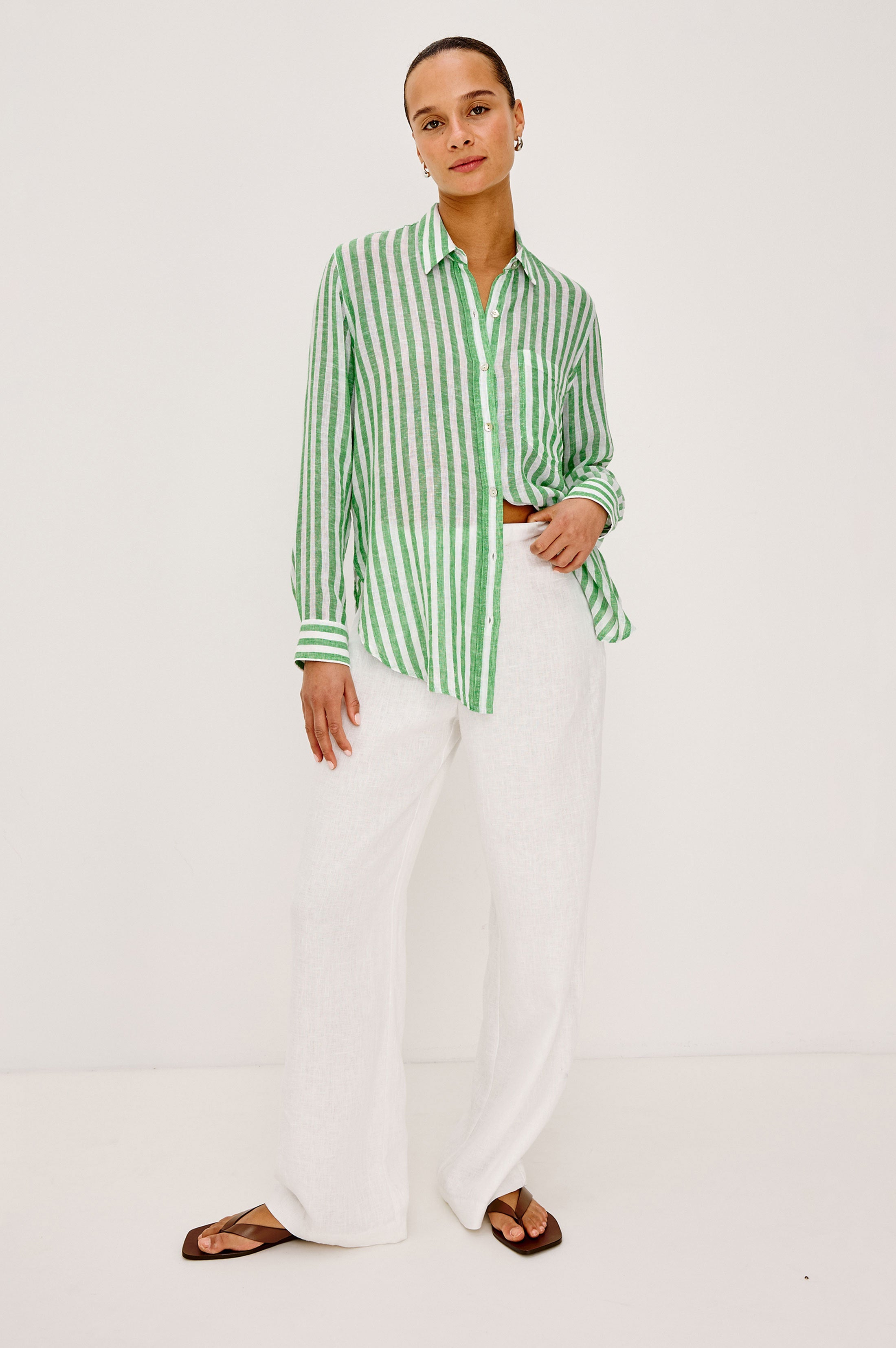 Rails X Giadzy Giada Shirt - Trevi Stripe