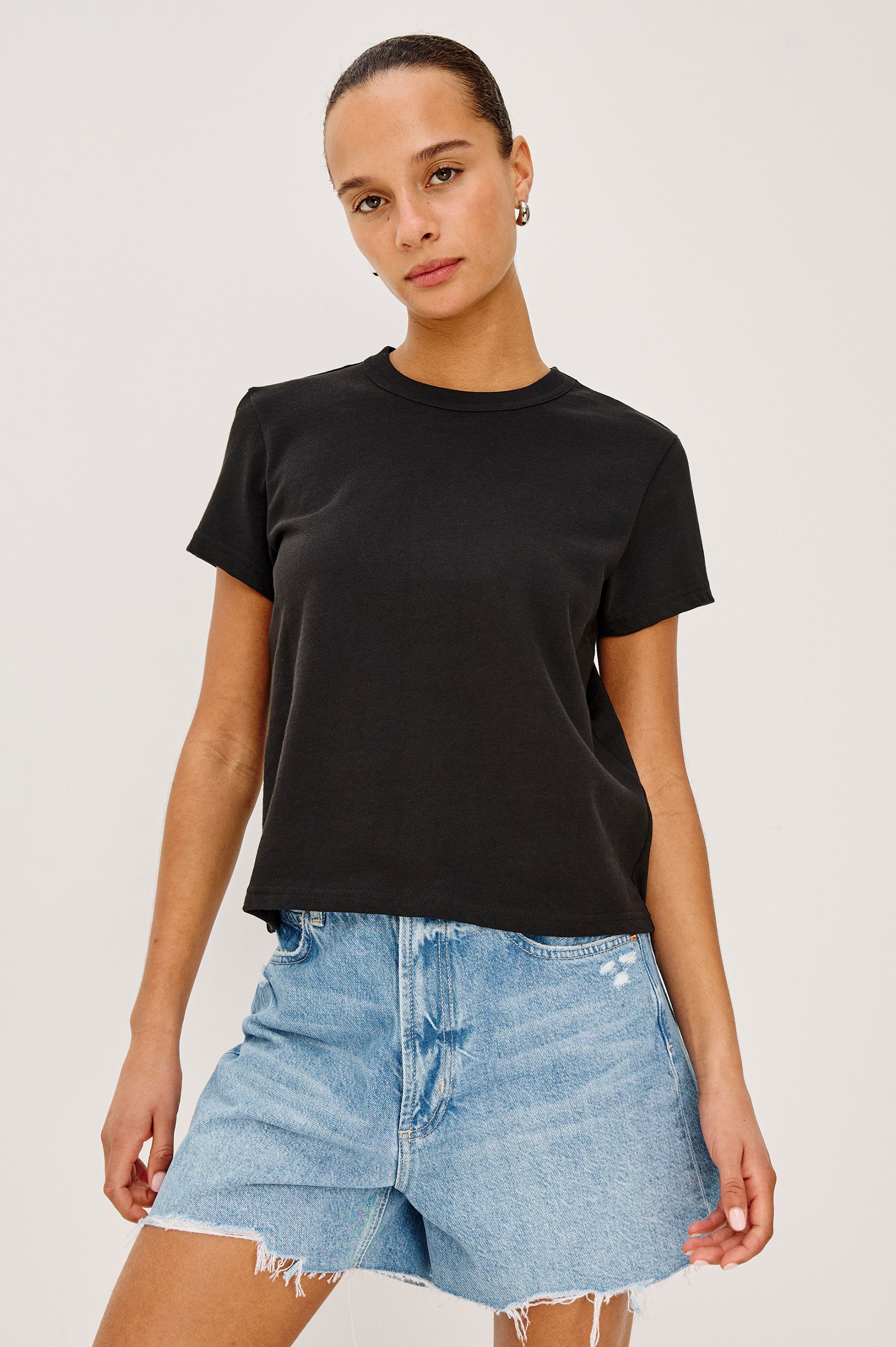 Girlfriend T-Shirt -  Black
