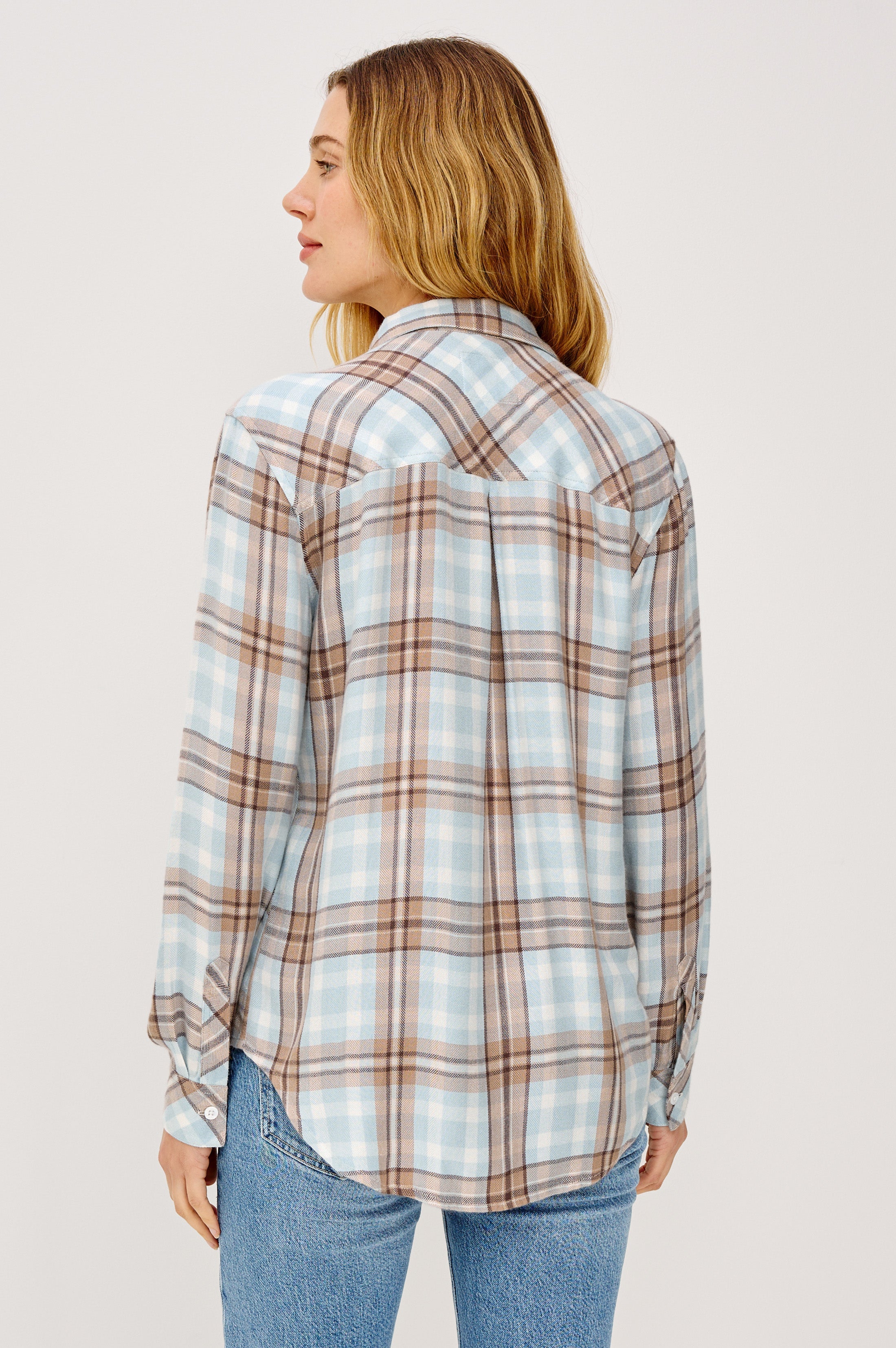Hunter Shirt - Chambray Ivory Dune