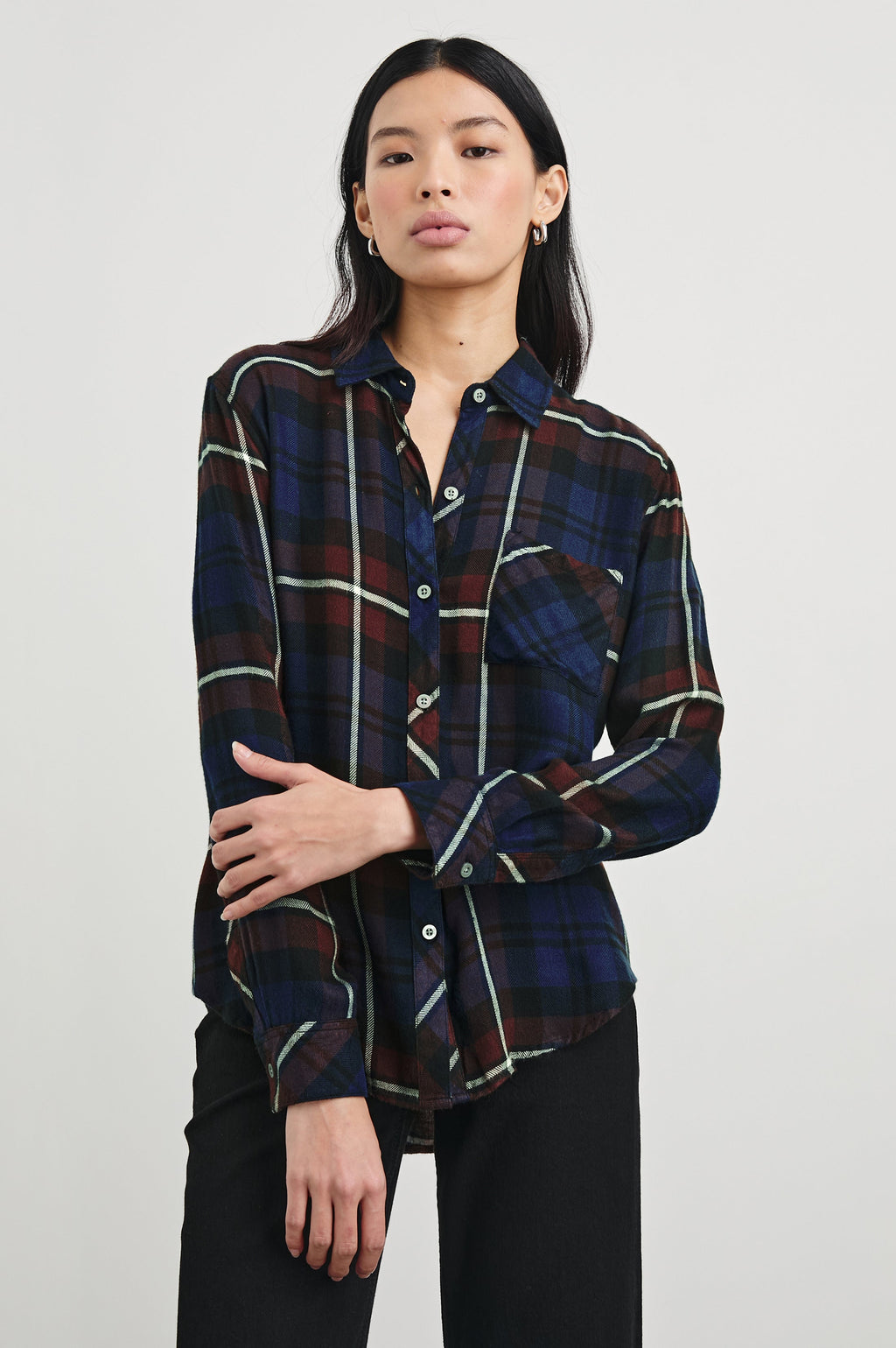 Hunter Shirt - Chestnut Birch Navy
