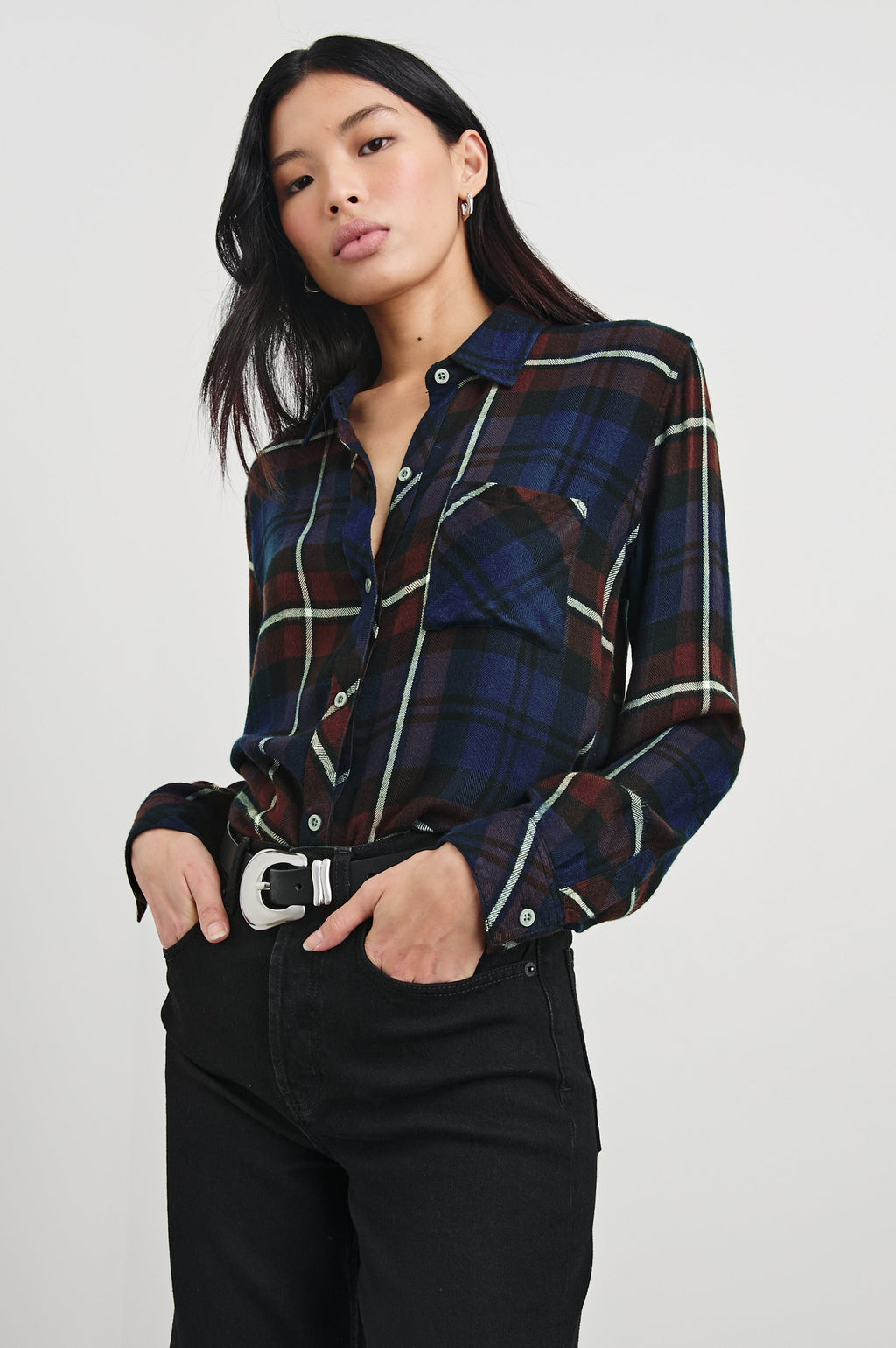 Hunter Shirt - Chestnut Birch Navy